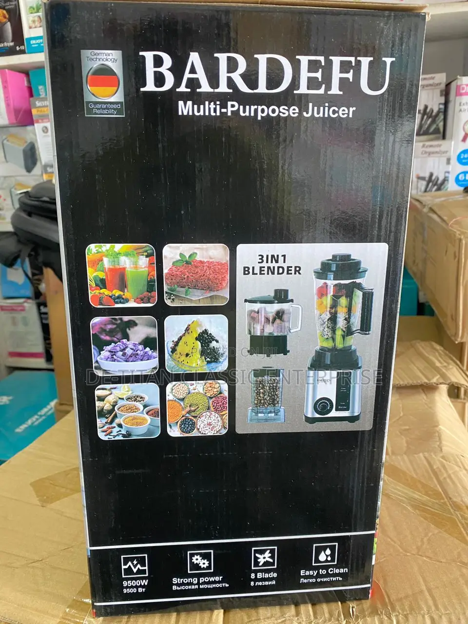 3in1- Professional Heavy Duty Commercial Blender-3 L-9500w