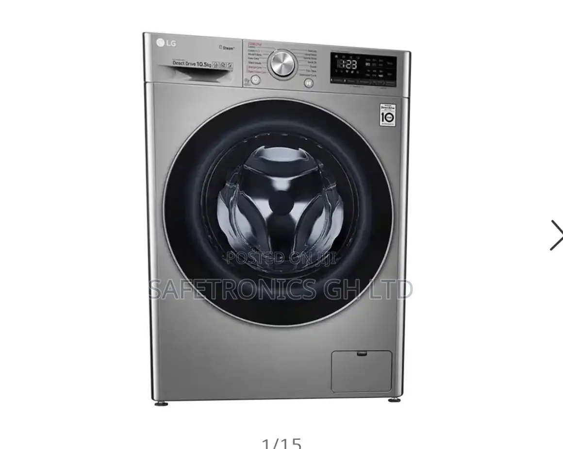Essential LG F4V5RYP2T Gray Frontload Washingmachine