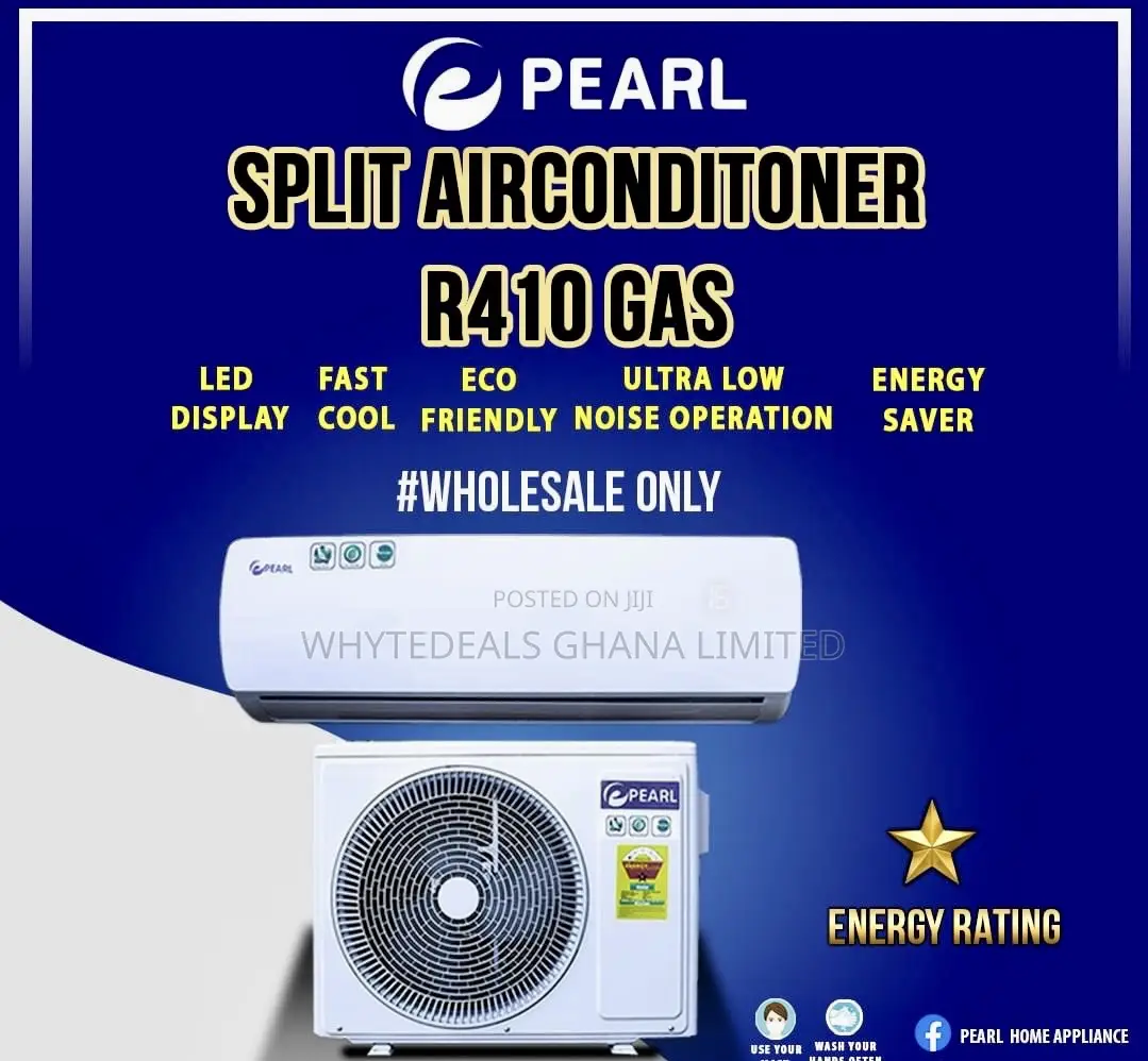 Energy Saver! Pearl 1.5hp R410a Split Air-Conditioner 2026