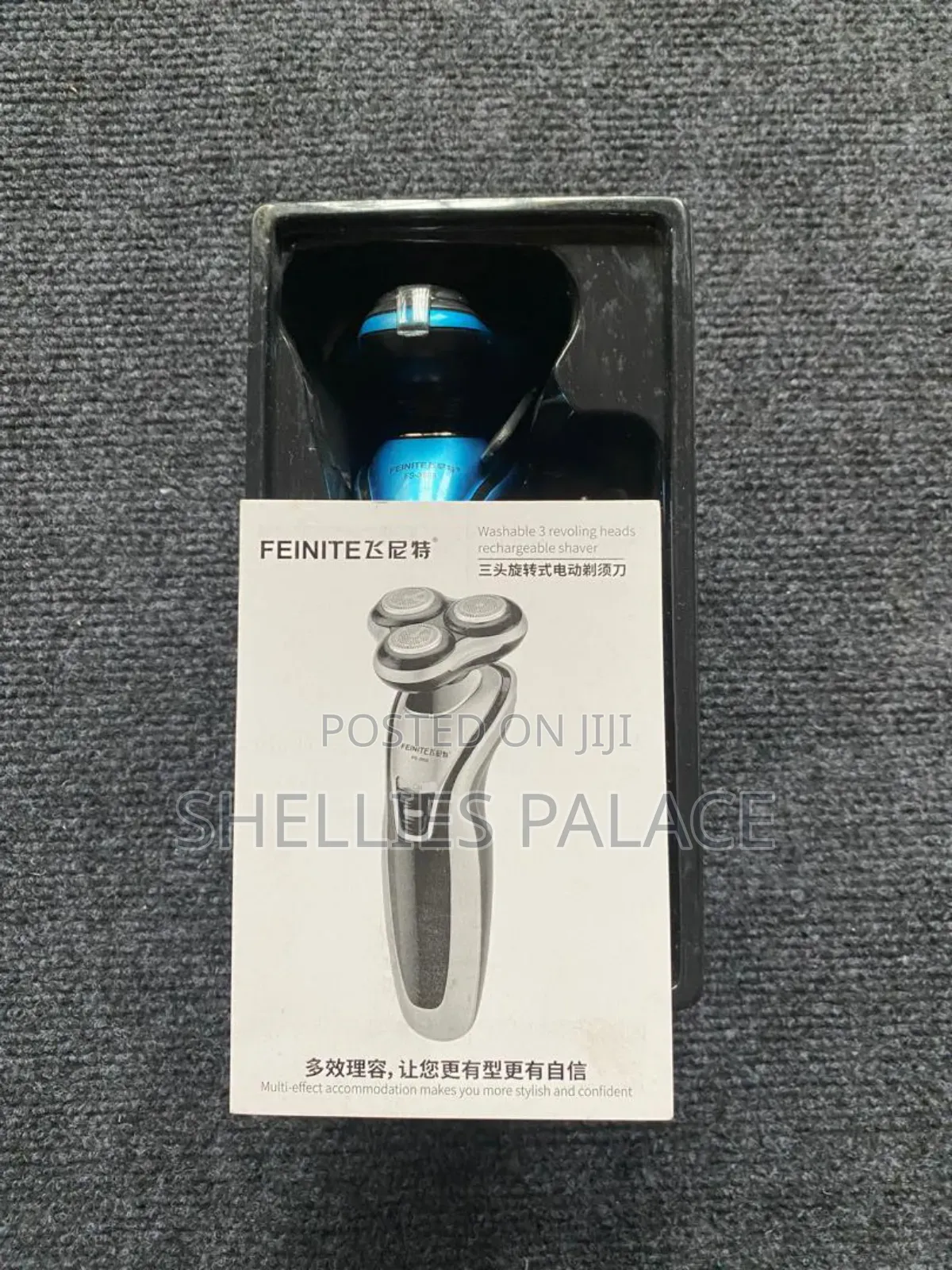Feinite- Electric Shaver, Rechargeable Floating Rotary Razor
