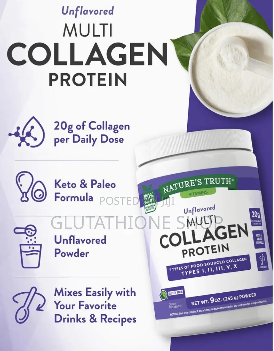 Nature's Truth Multi Collagen Peptide Type I, II, III, V, X