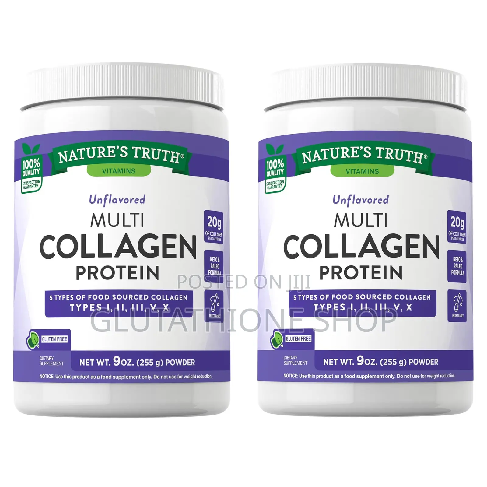 Nature's Truth Multi Collagen Peptide Type I, II, III, V, X