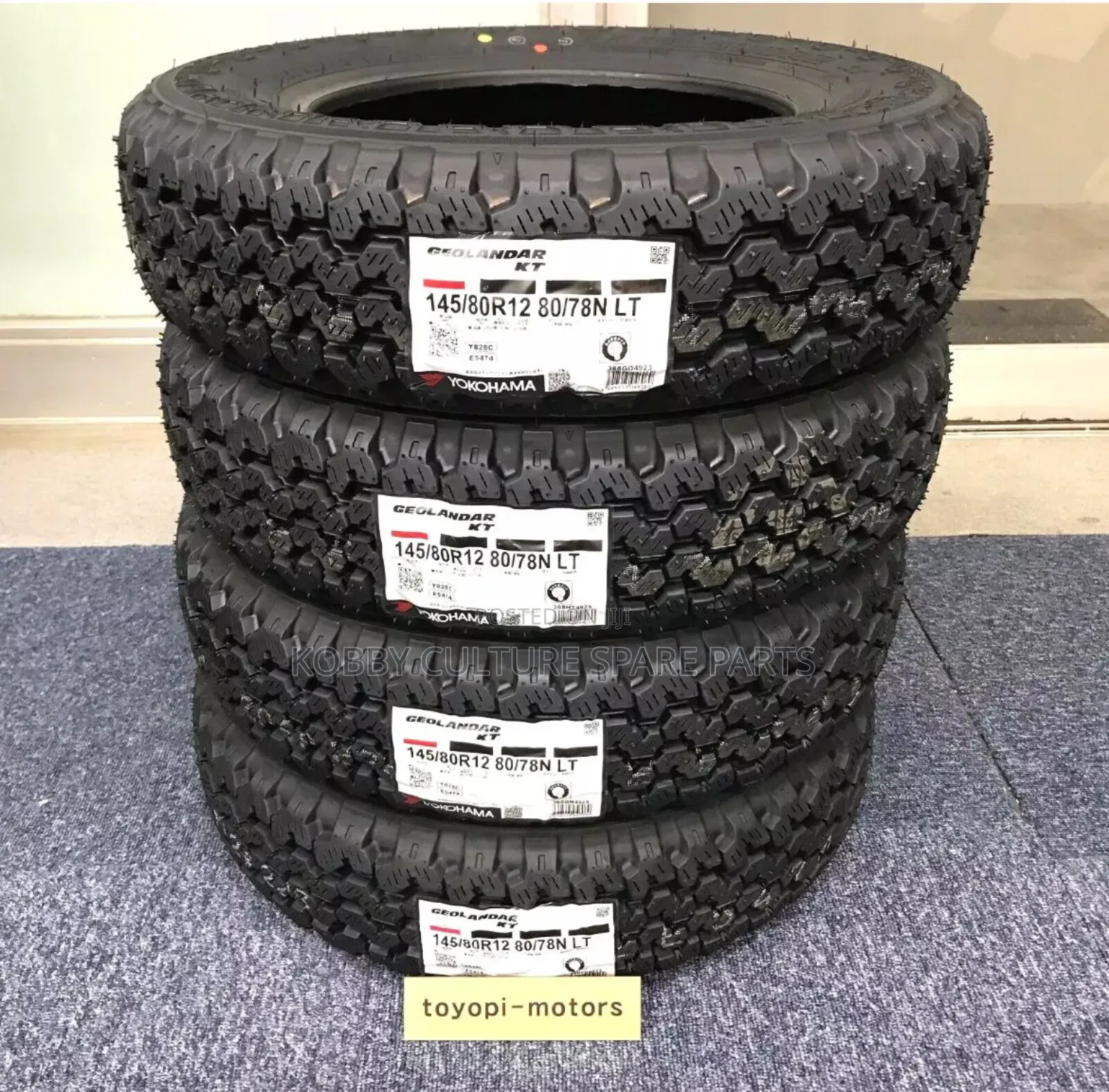 Original Yokohama 145/80r12 Tyres Available