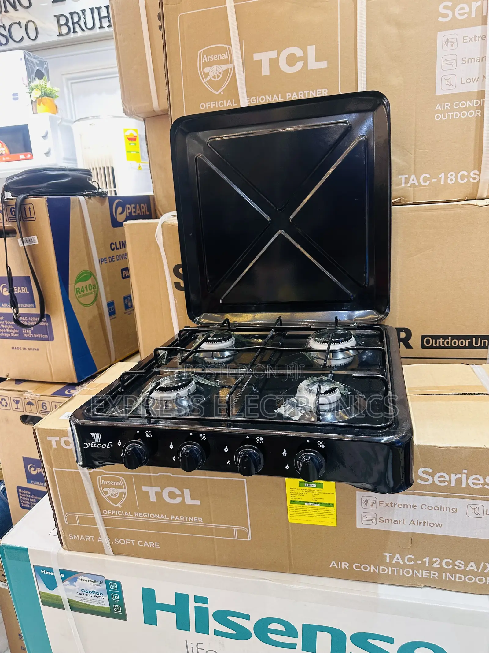 Better Deal on Black Table Top 4burner Volcano
