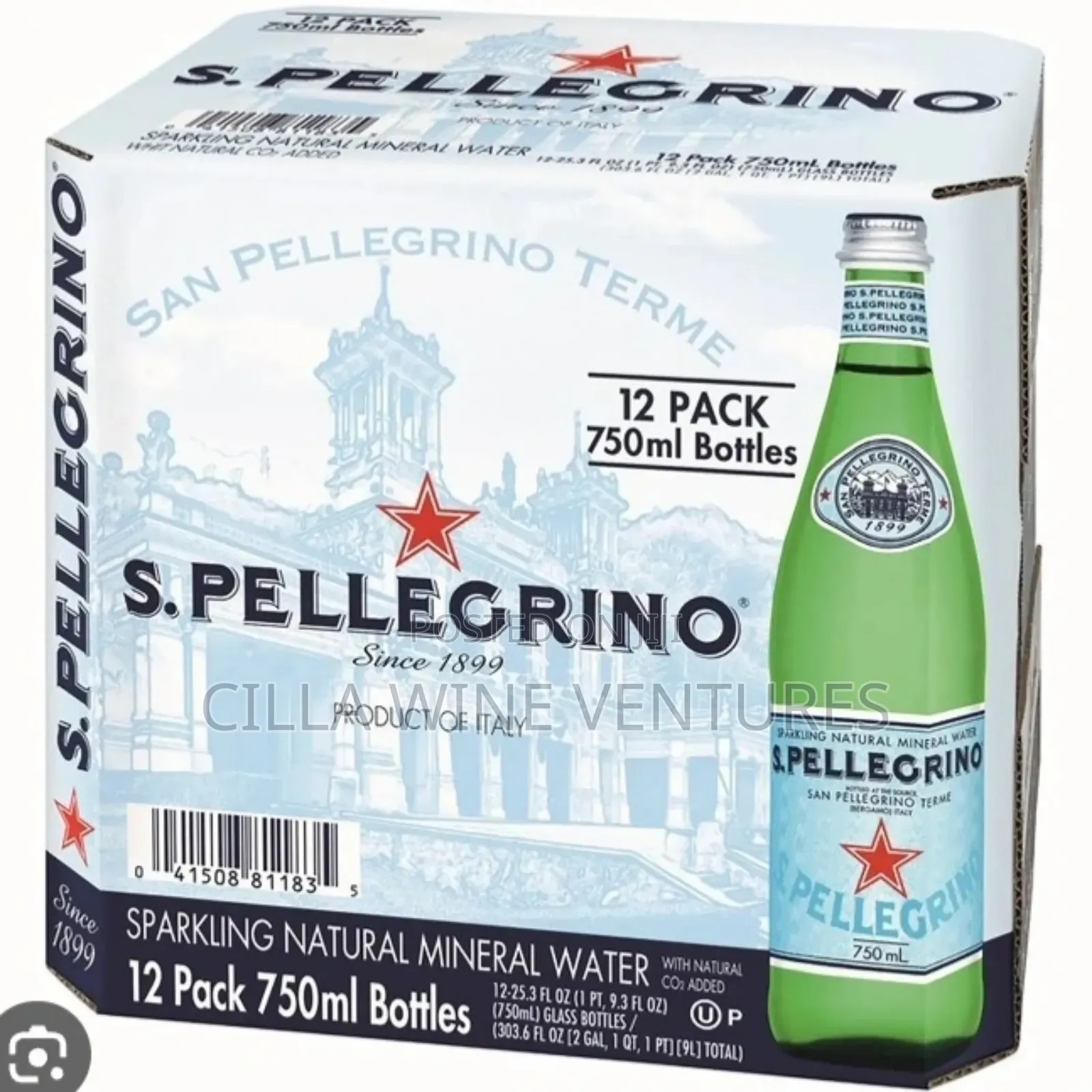 San Pellegrino Mineral Water  75cl