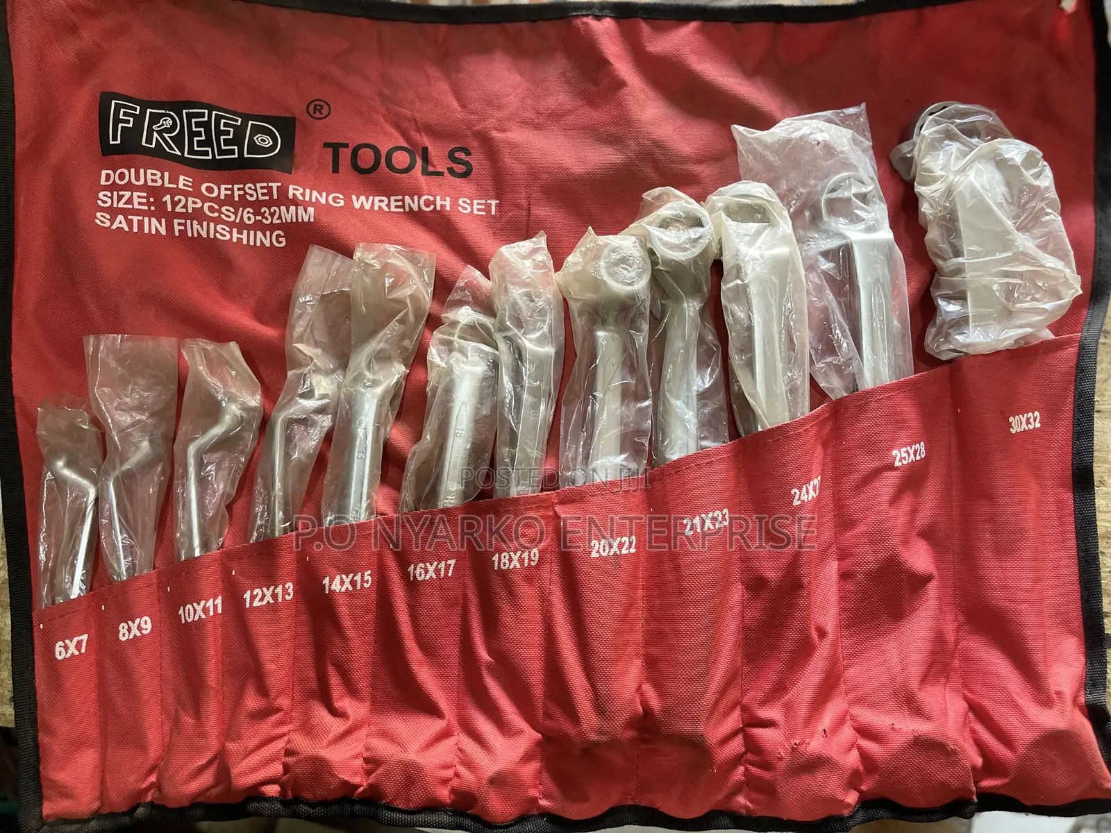 12 Pieces Ring Spanner Set