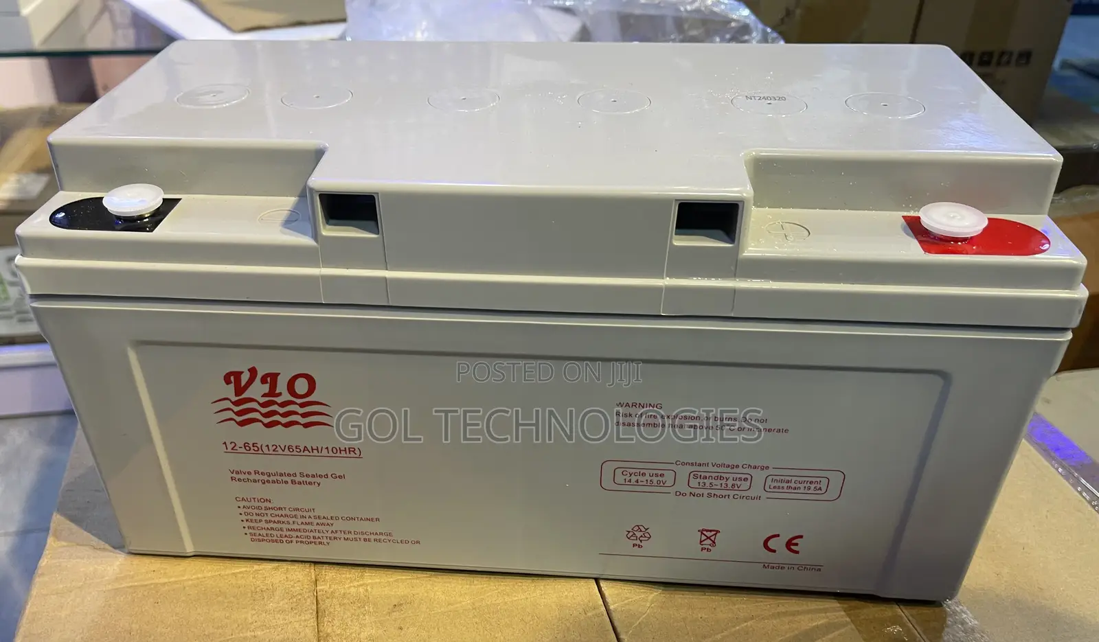 12v65ah Battery 12V 65AH 10hrs