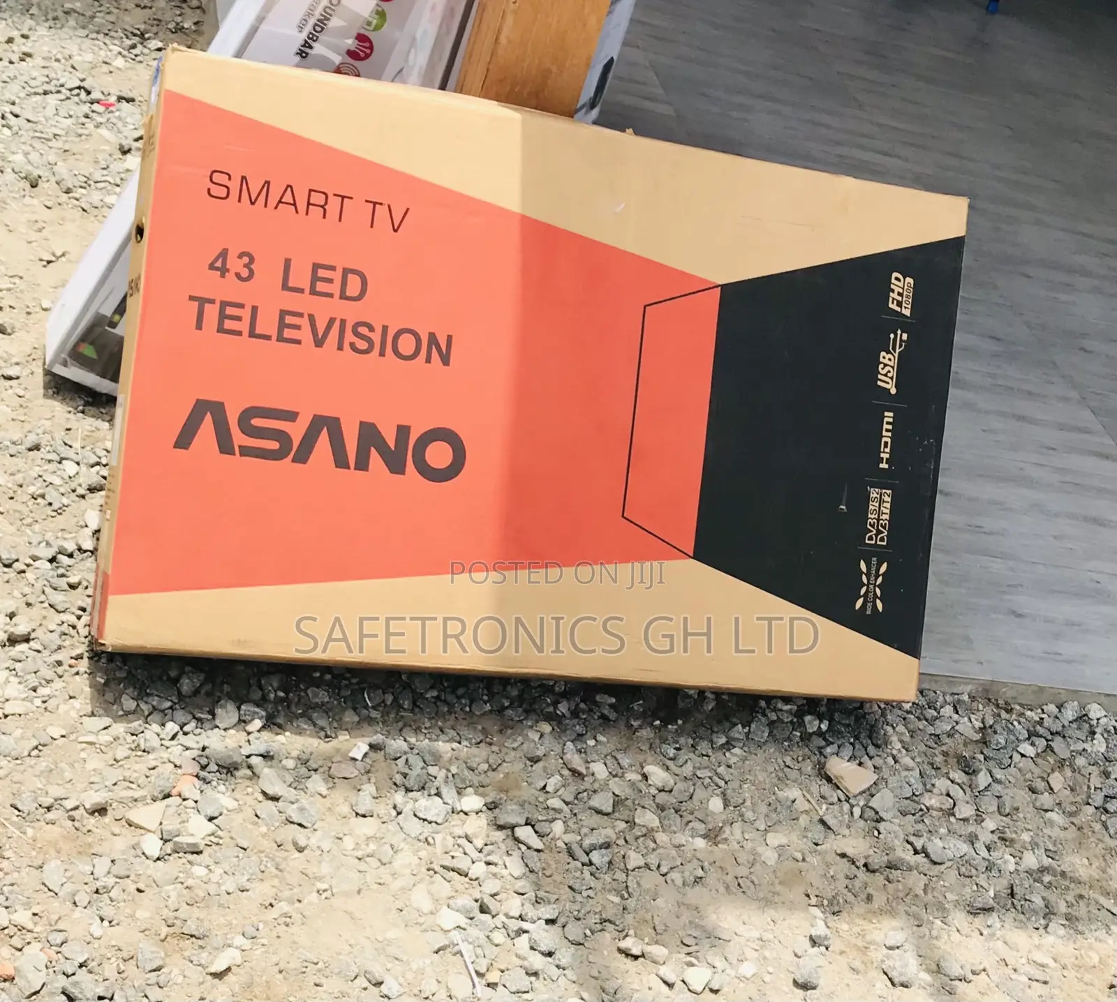 UHD Led Smart Asano Glossy Electric 43 Inches Television 
