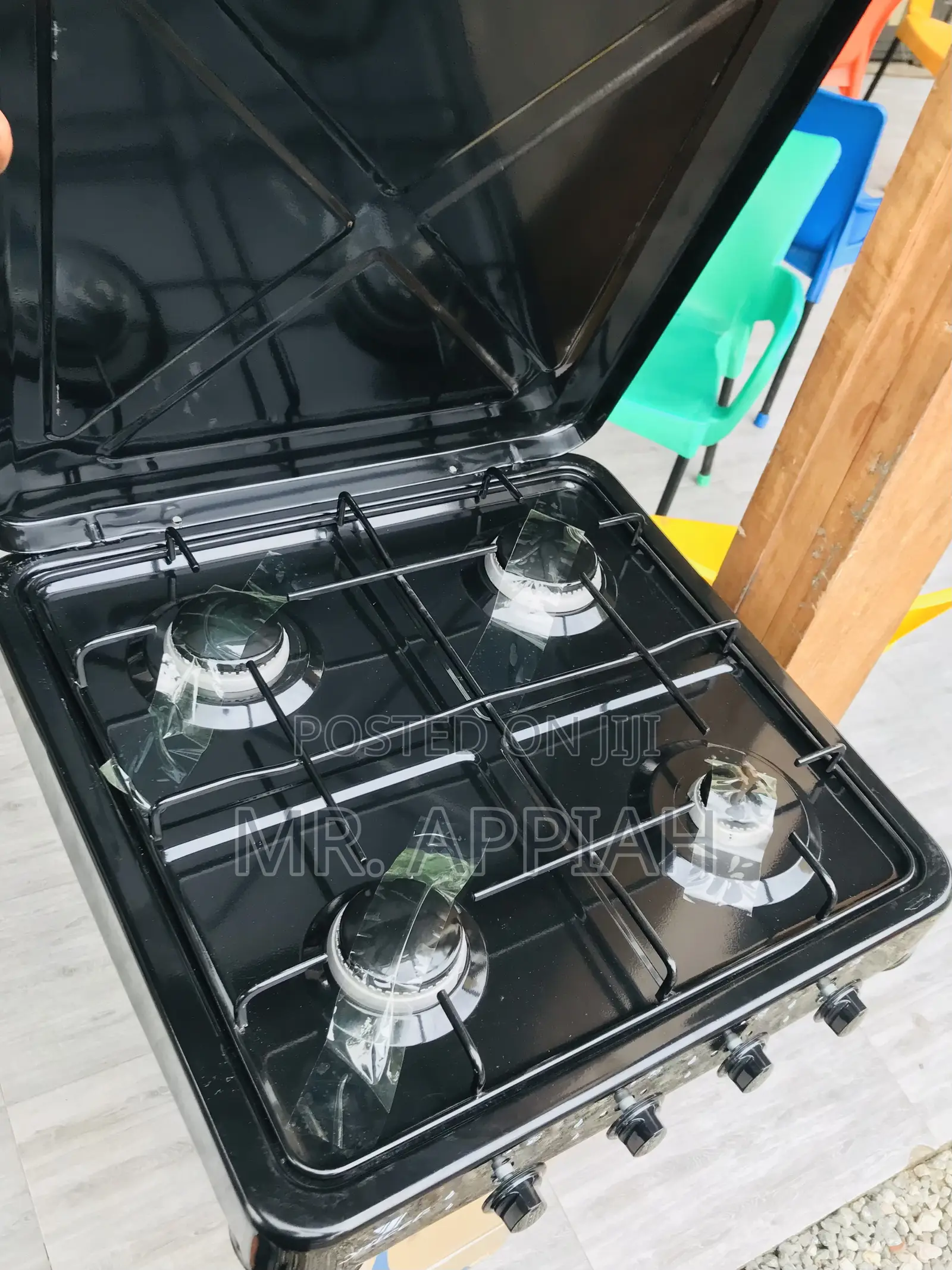 Lovely Design Volcano 4 Burner Table Top.