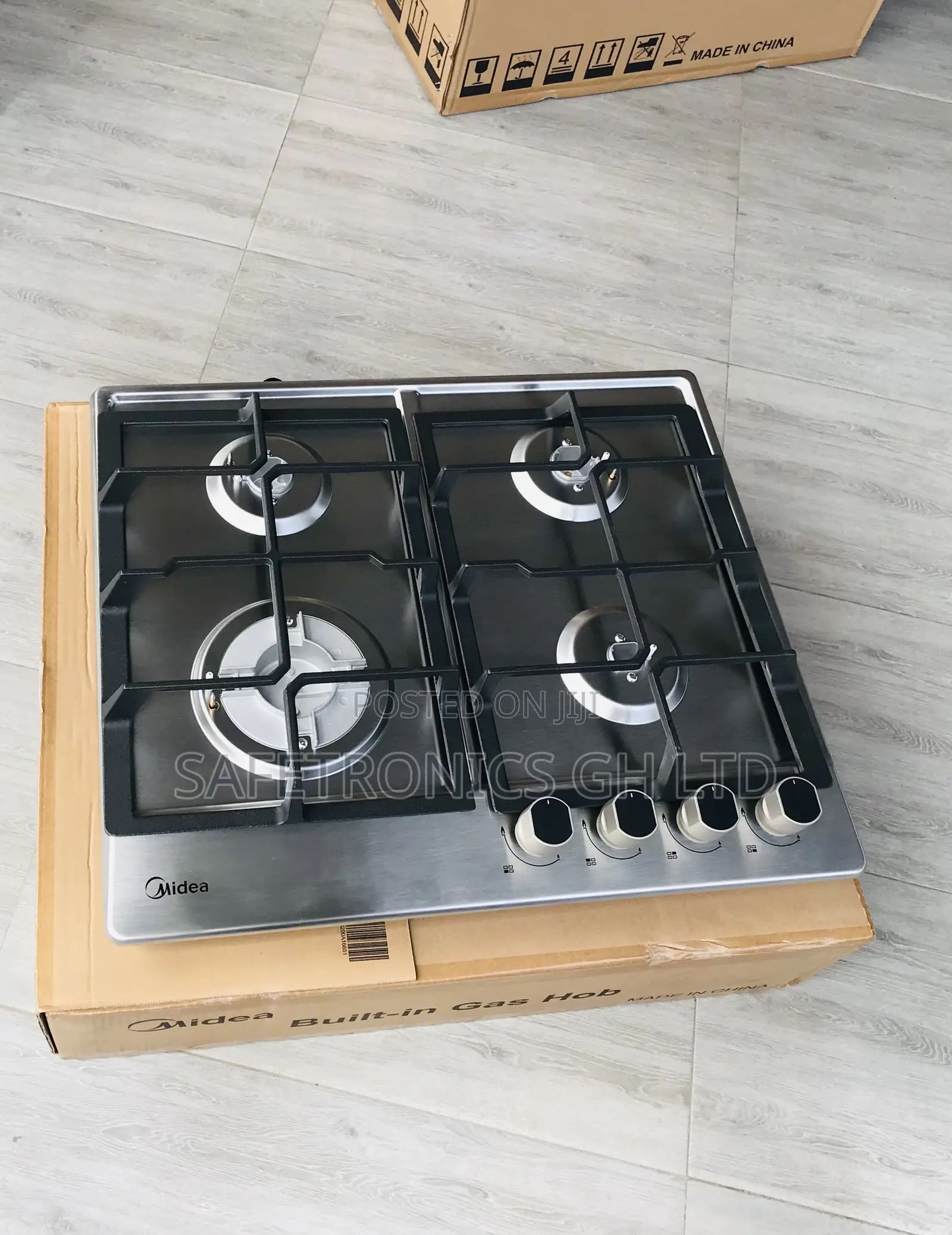 Sealed Midea Gray 4 Hobs Cooker 60G40ME 