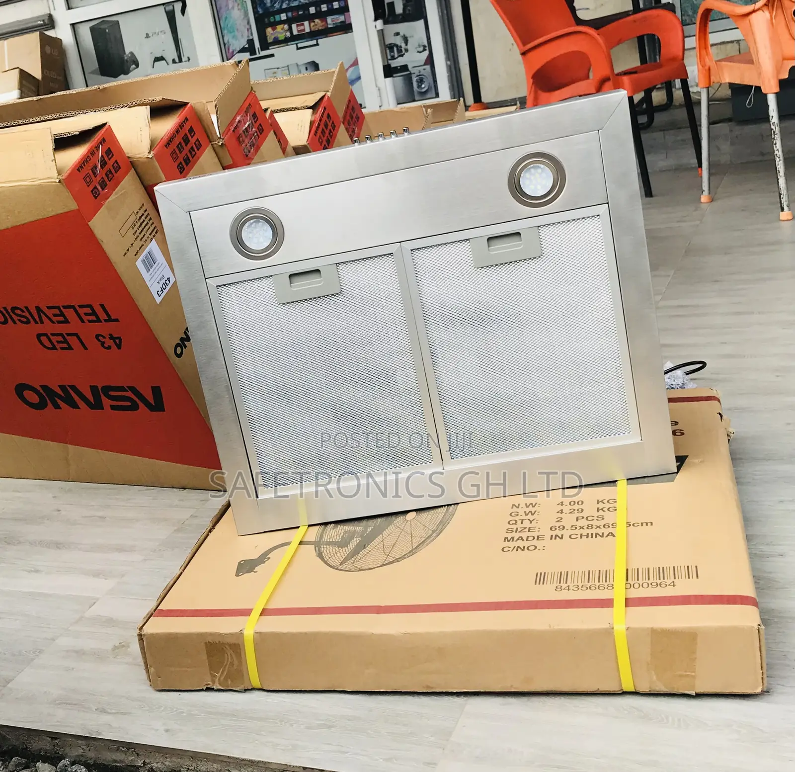 Sealed Midea 60M21 Gray Range Hood 