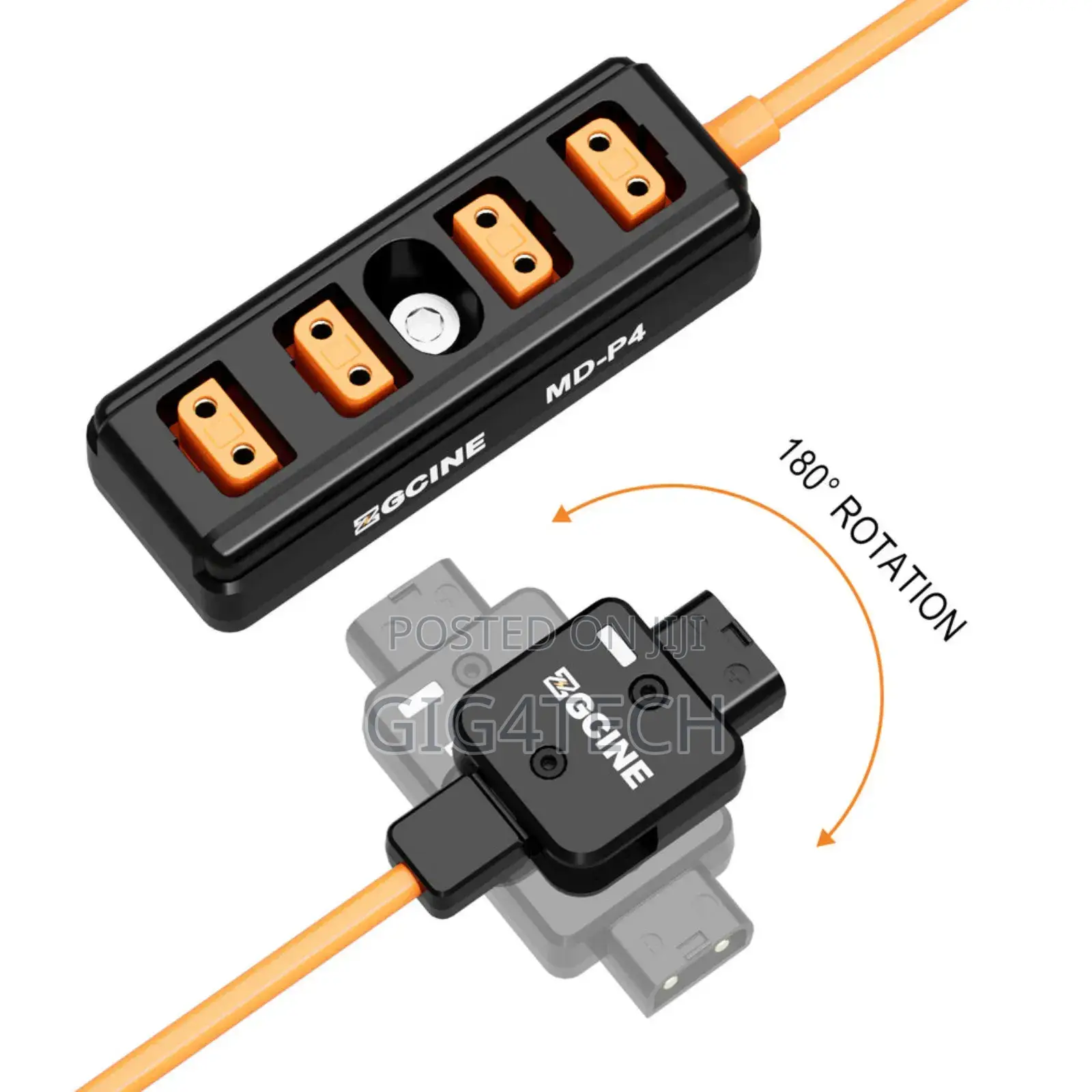 ZGCINE MD-P4 D-Tap to 4 D-Tap 1 Point 4 Splitter Cable