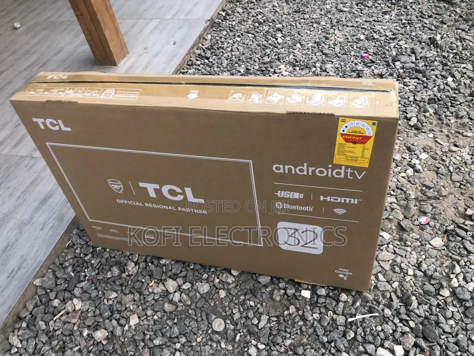 New TCL LED Smart TV 32 Inch HD With 2 HDMI and 1 USB Inputs