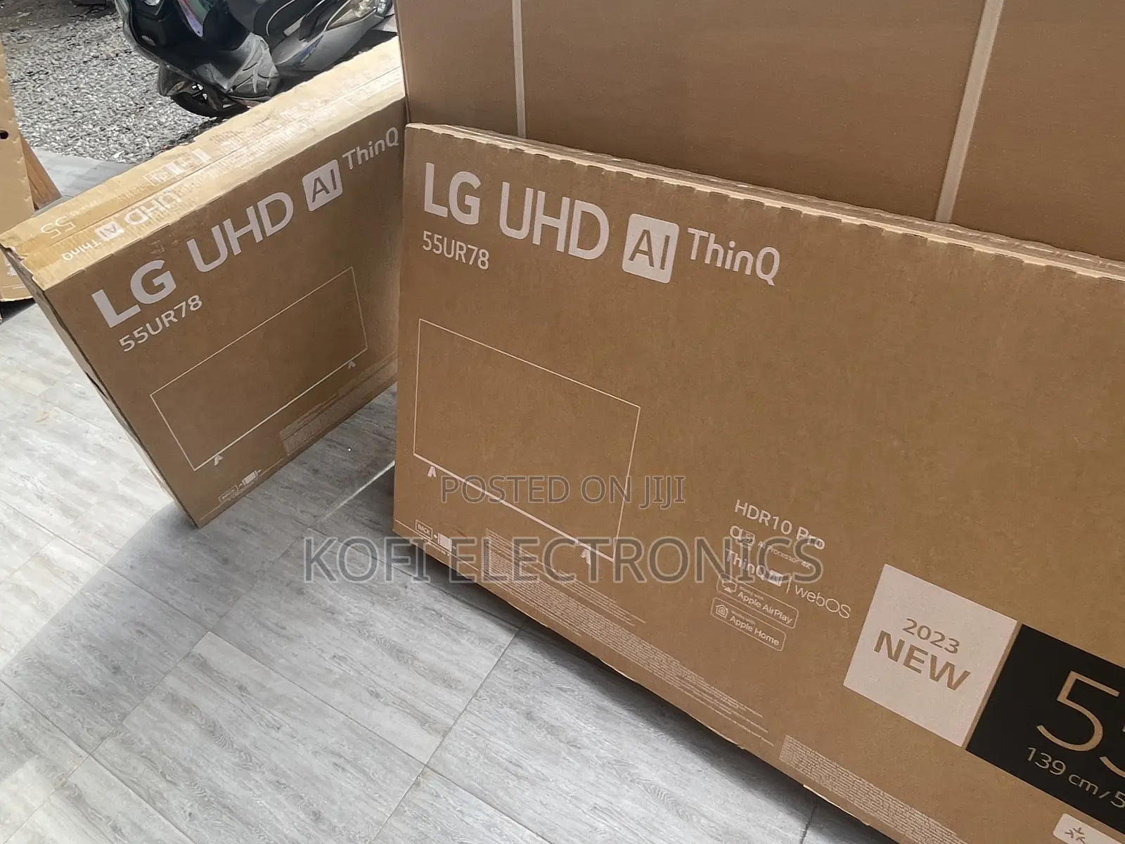 LG(55 Inches) UHD Smart LED TV 55uq Dark Steel Silver