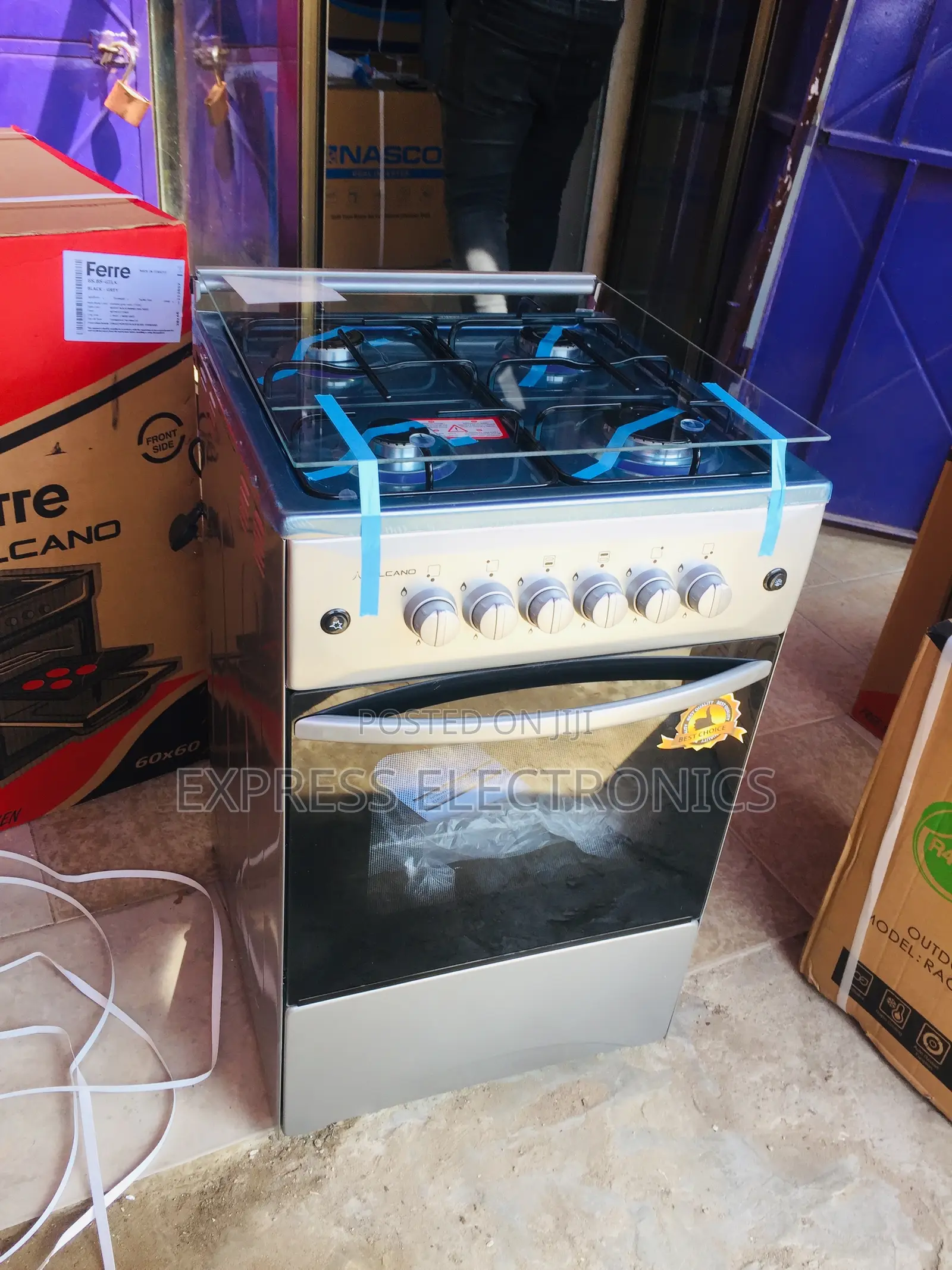 Very Cool Price Auto Ignition Oven Rotisserie 4burner 50/50!
