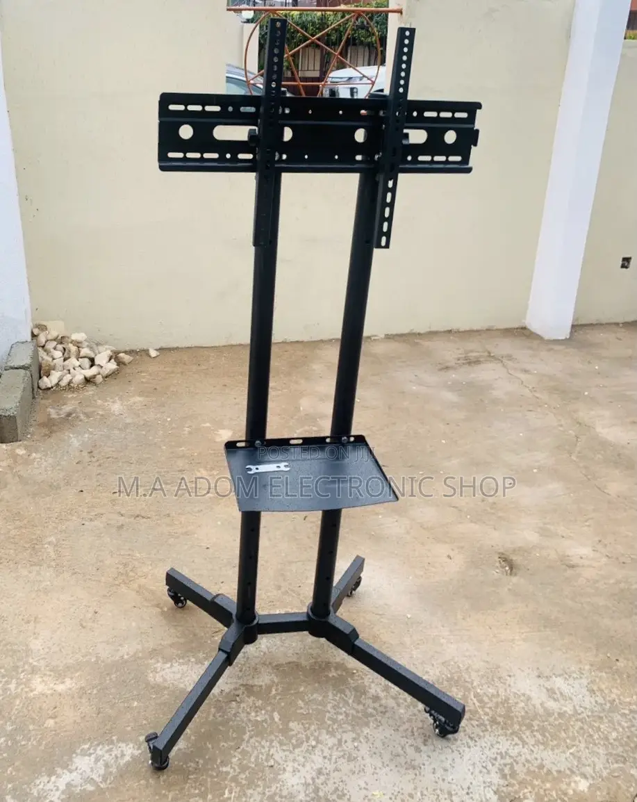 Affordable Moveable Tv Trolly for 32 Inch to 70”(Black).