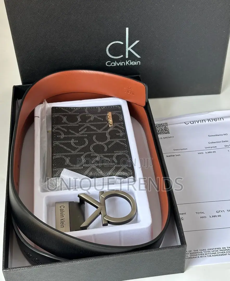 Designer Reversible Belts With Wallet