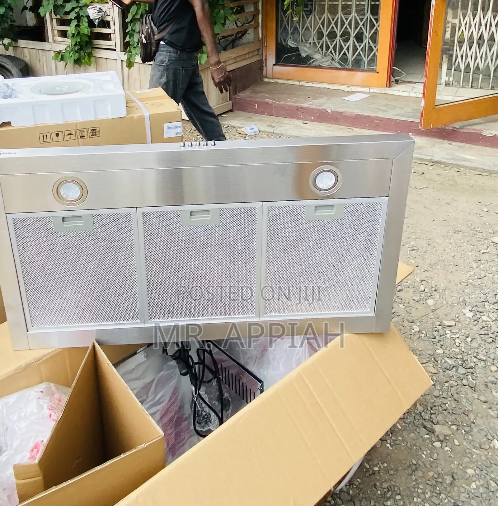 Midea 90cm Hood Extractor 90M21(Silver).