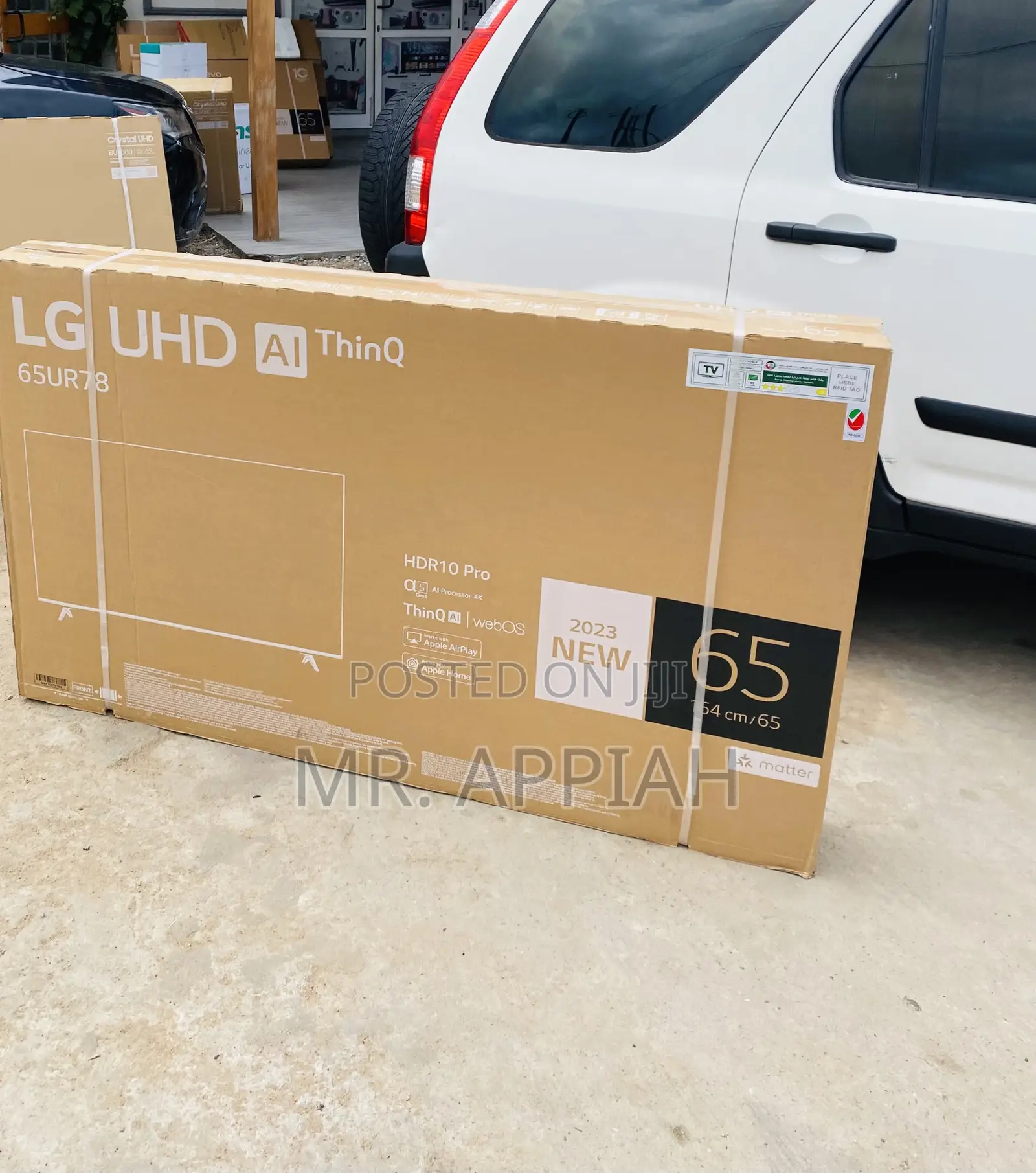 Elegant Black Lg 65ur73 65 Inch Smart Television.