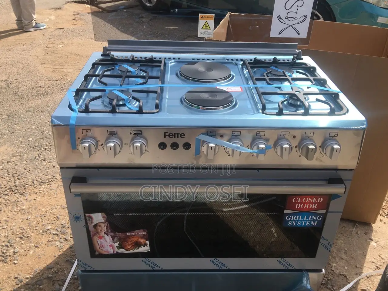 Superior Ferre 4gas/2electric Gascooker Oven Grill/Ignition