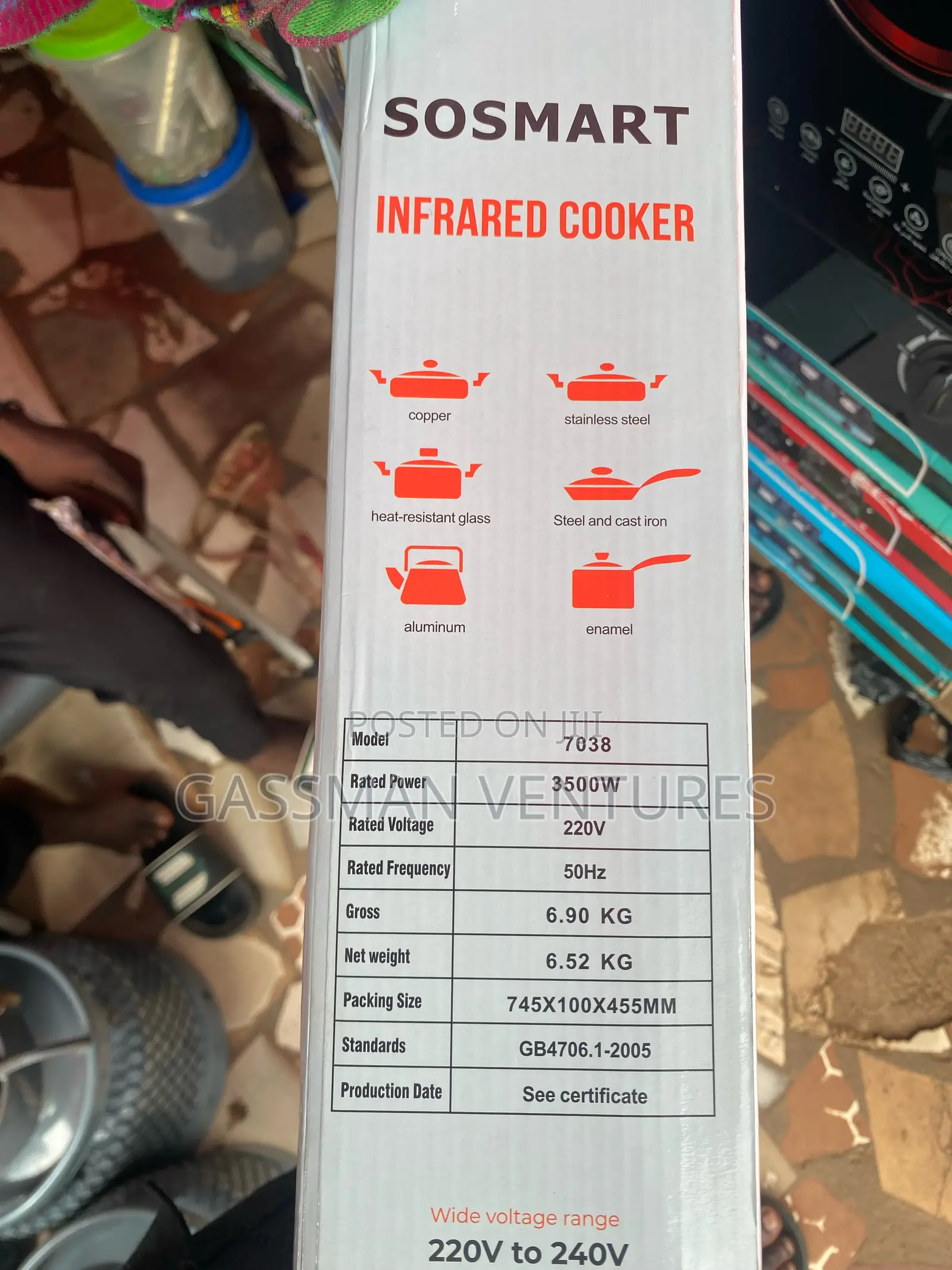 SOSMART Infrared Electric Cooker ( Big Stove)