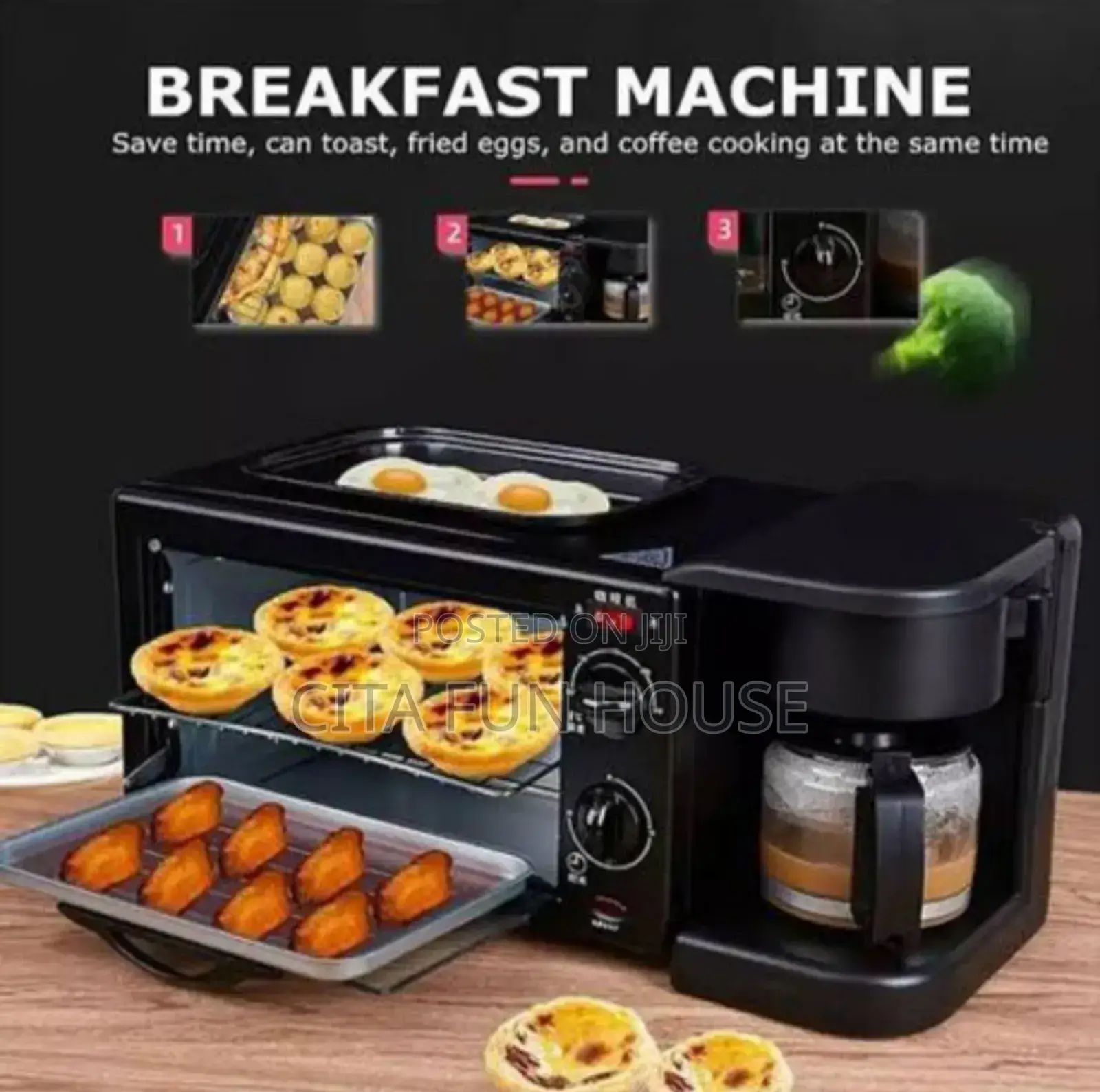 3 In 1 Multipurpose Breakfast Maker 12L