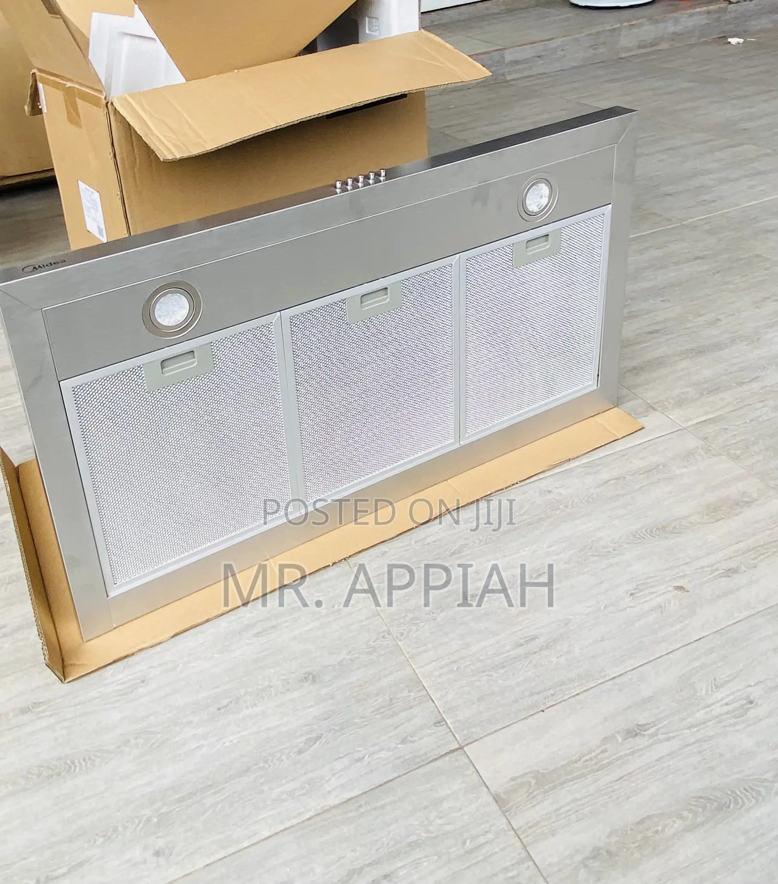 T-Shape Midea 90m21 90cmCooker Hood + 3 Speed Extracts,Gray