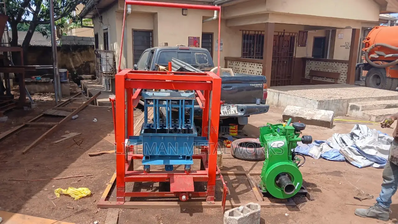 4in1 Block Machine With Diseal Engine