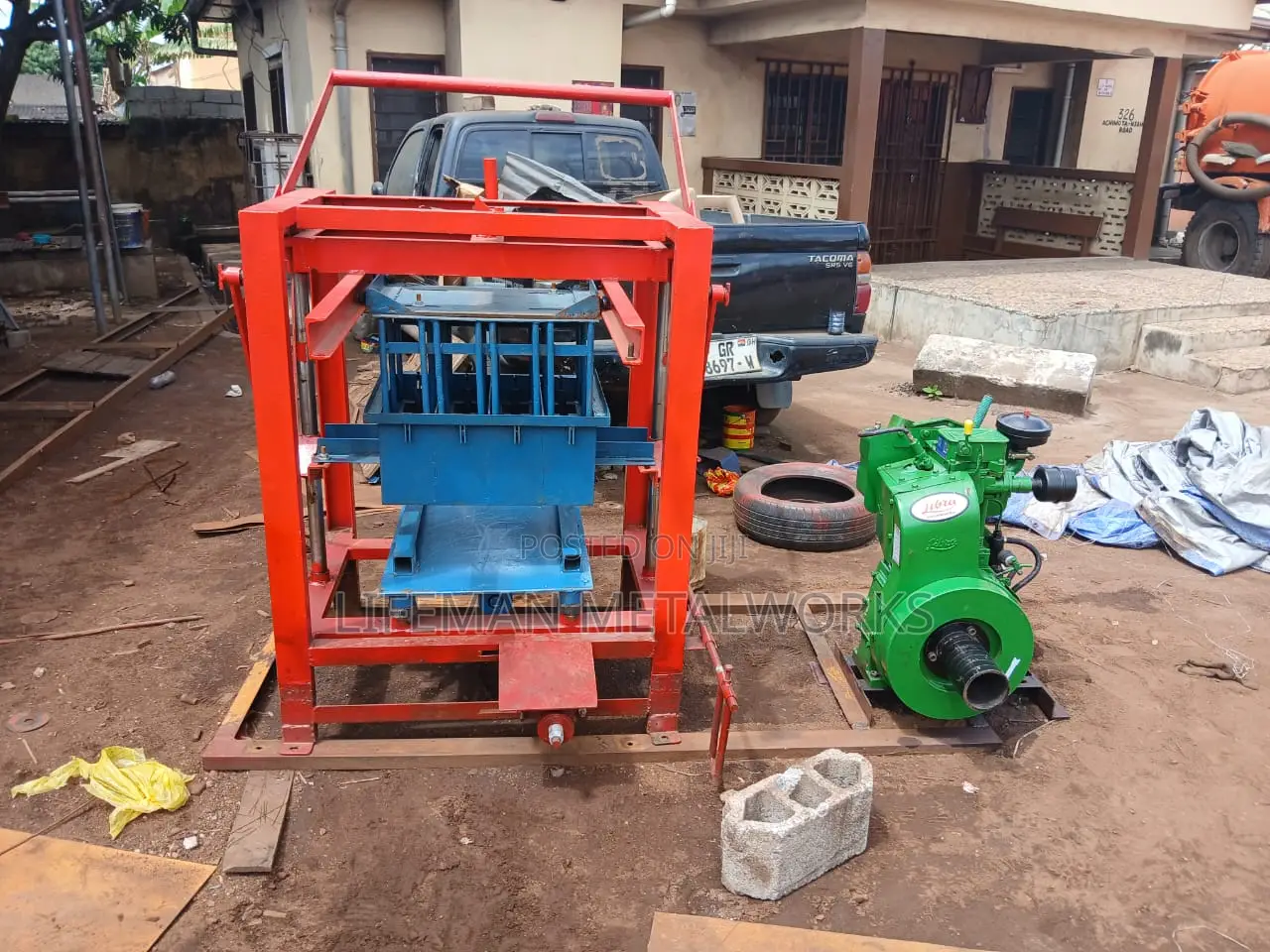 4in1 Block Machine With Diseal Engine