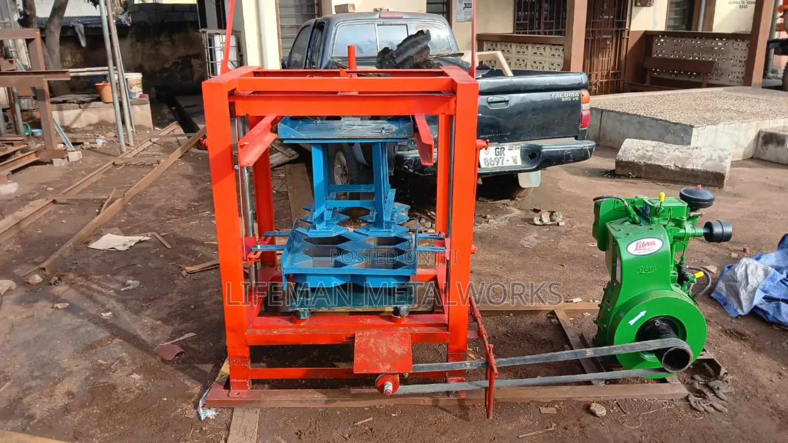 Pavement Machine With Diseal Engine