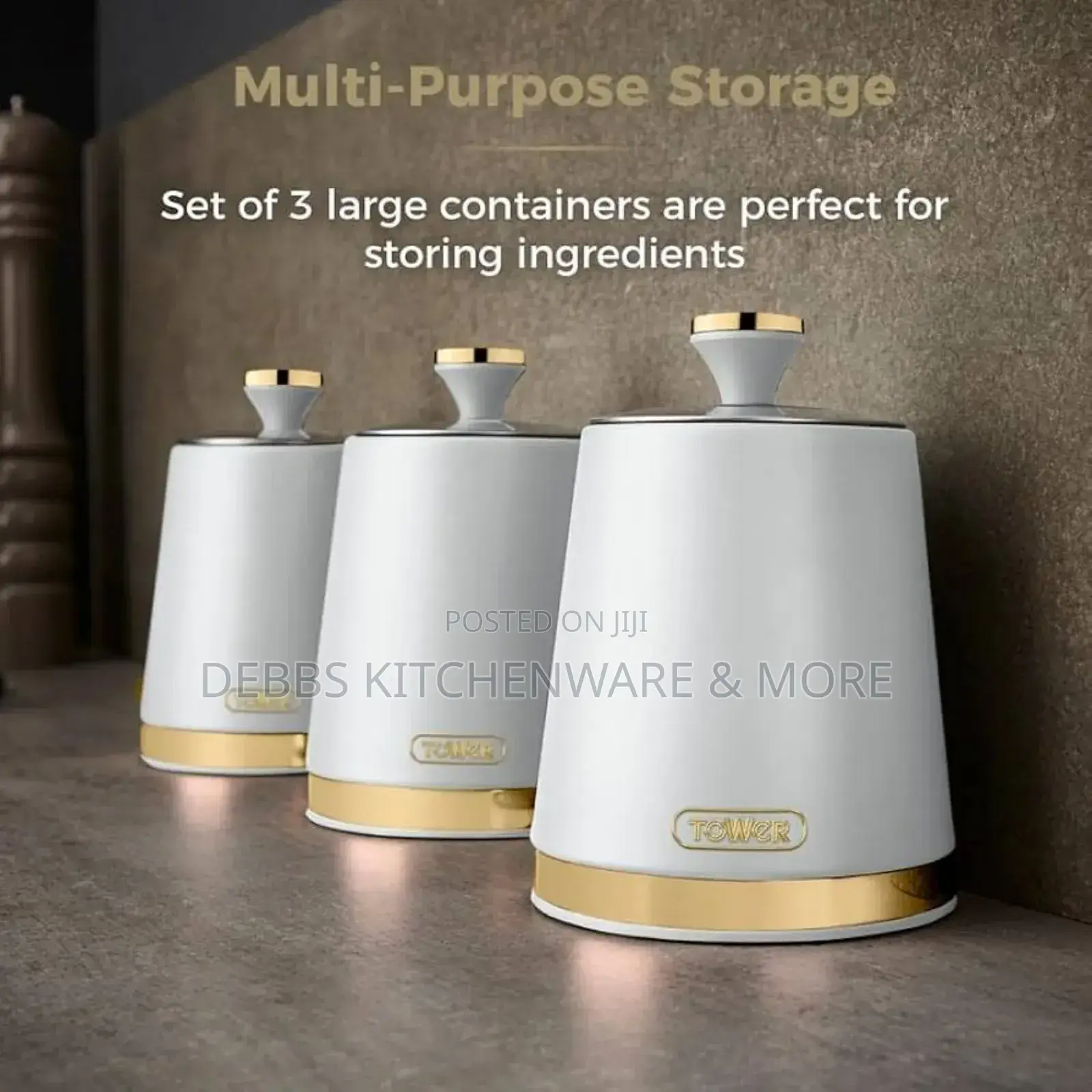 Tower 3pcs Storage Canisters