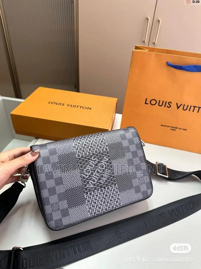 Louis Vuitton N50026 STUTIO Messenger Damier Graphite Bag