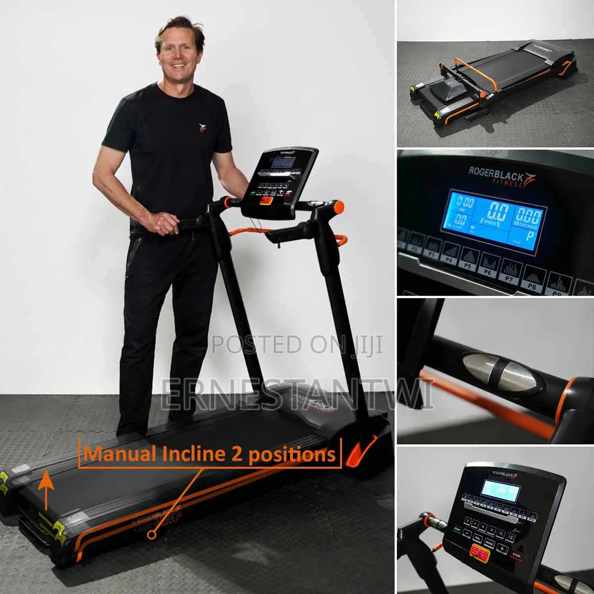 Easy Fold Treadmill From Opti, UK