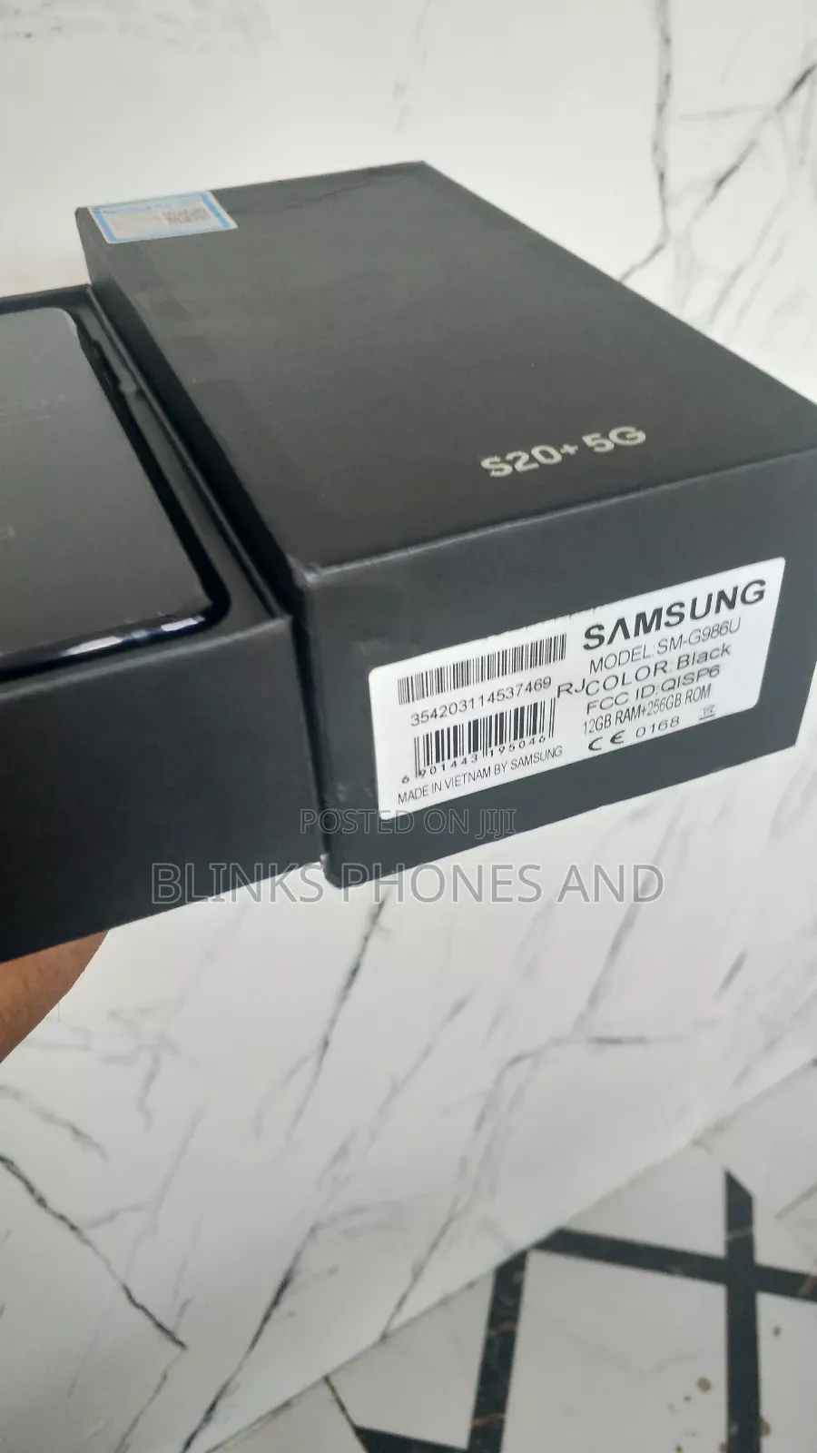 New Samsung Galaxy S20+ 5G 256 GB Black