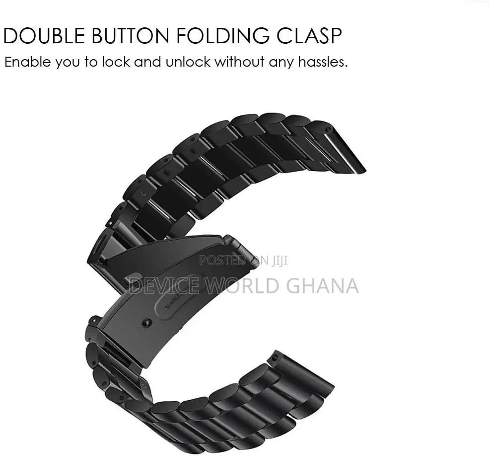 Platinum Stainless Steel Band for Samsung Watch Huawei Etc