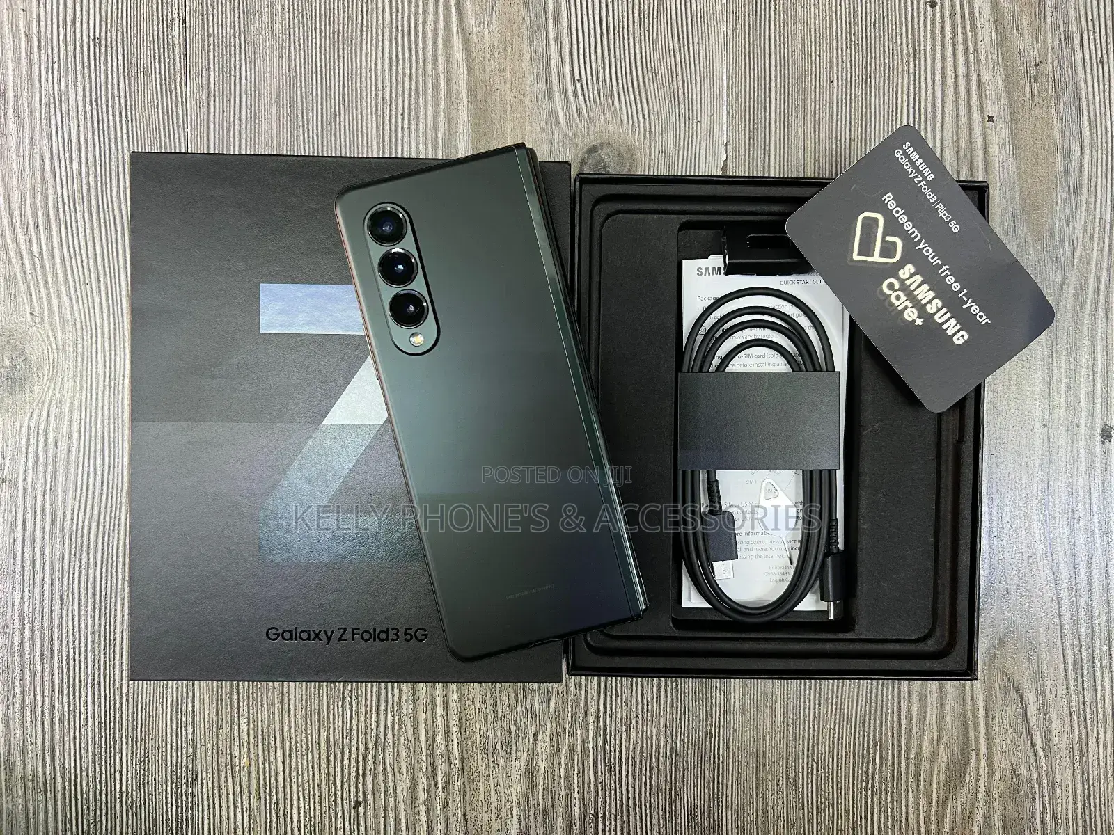 New Samsung Galaxy Z Fold 3 256 GB Green