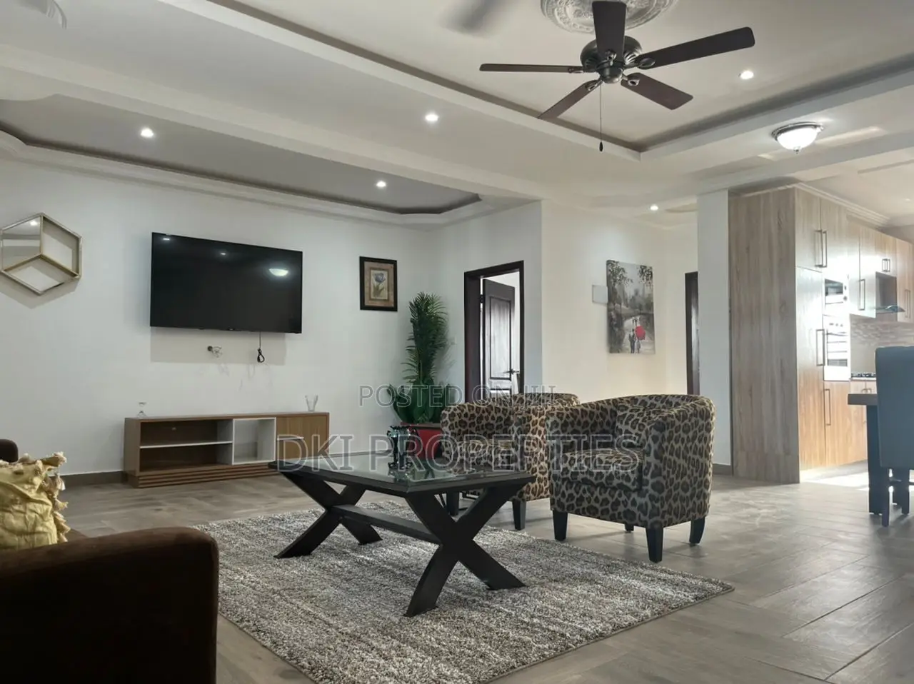 Furnished 2bdrm Apartment in Dki Properties, East Legon for rent
