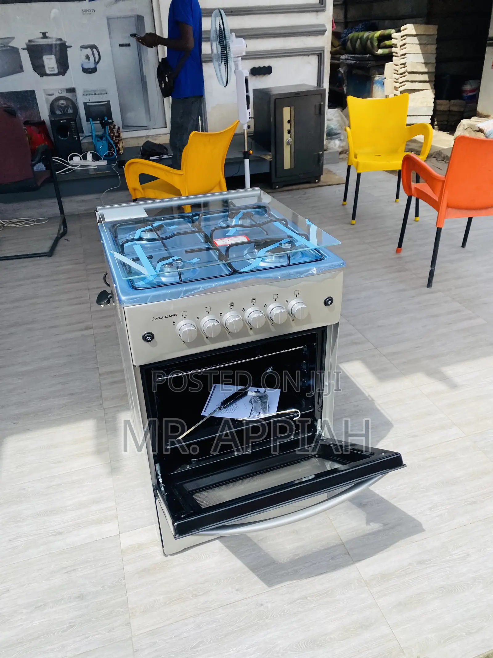 Fabulous Volcano 50x50 Ions,Auto Ignition With Oven Grill