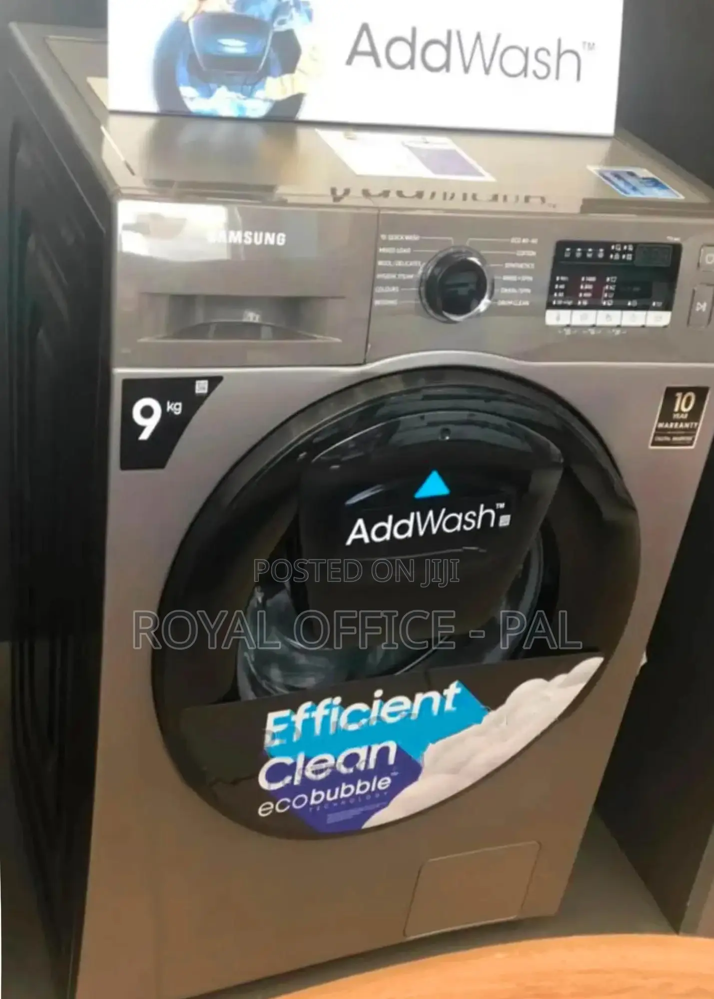 Samsung 9kg Perplexing Add Wash Washing Machine
