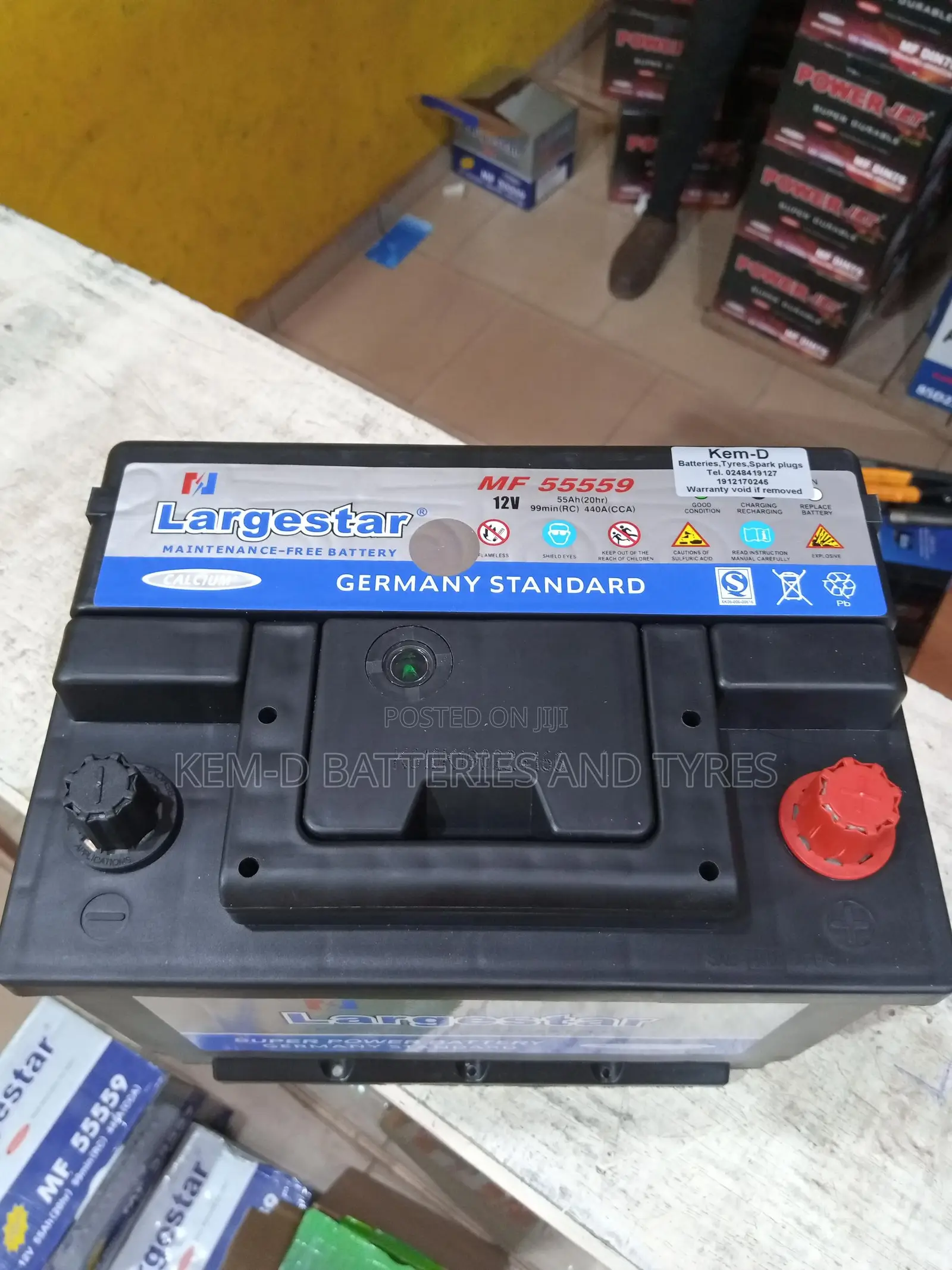 Car Battery - 13 Plates Largester Batteries + Free Delivery
