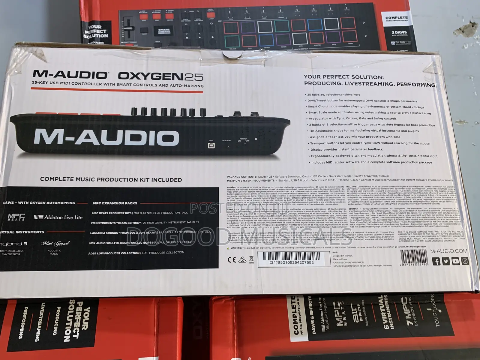 M-Audio Oxygen-25 25keys USB Midi Keyboard Controller