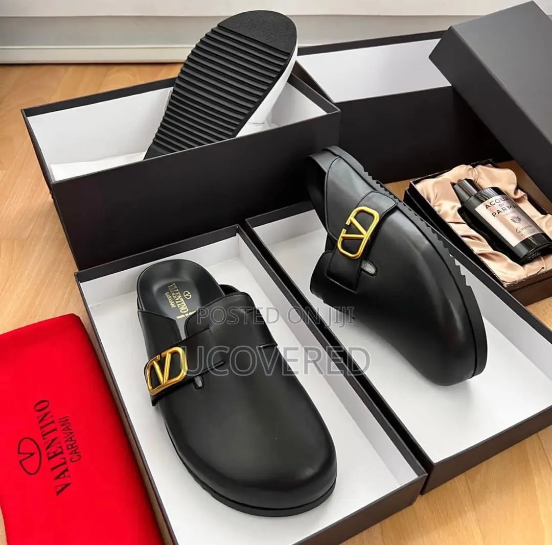Valentino Garavani Men’S Leather Half Shoe