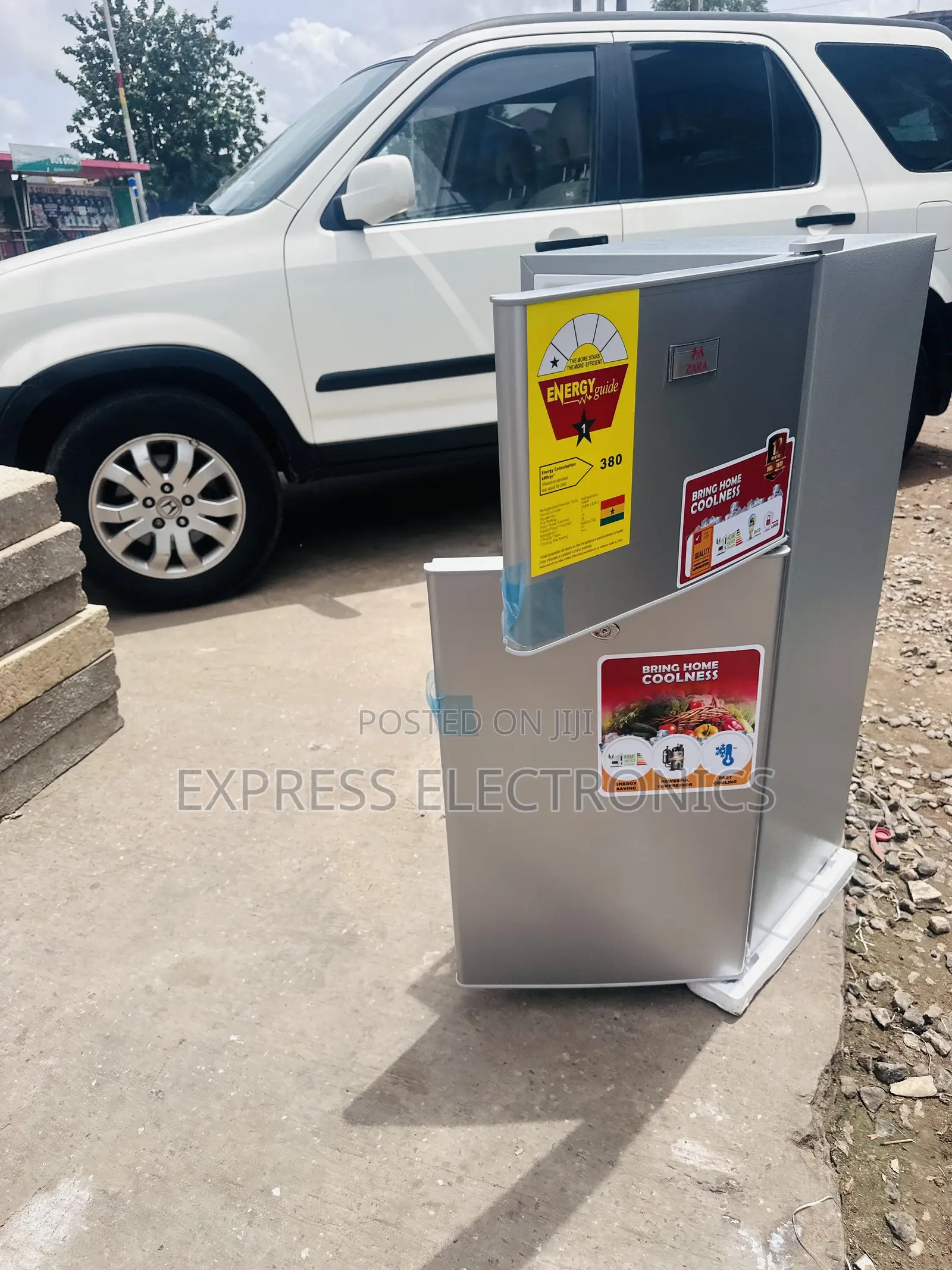 135fl Zara Double Door Fridge
