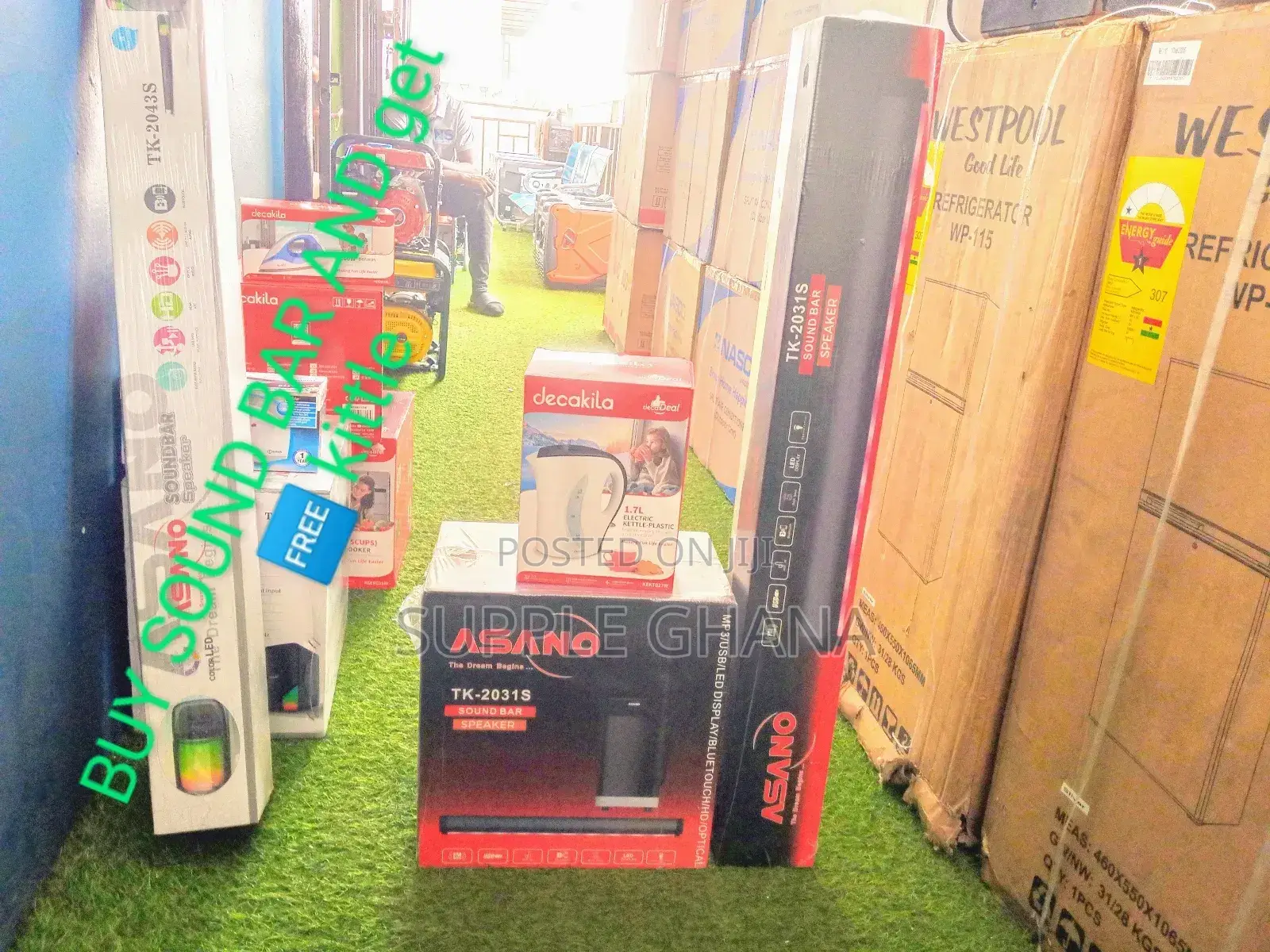 (Asano) Projection Sound Bar Speaker Projection Sound Bar 