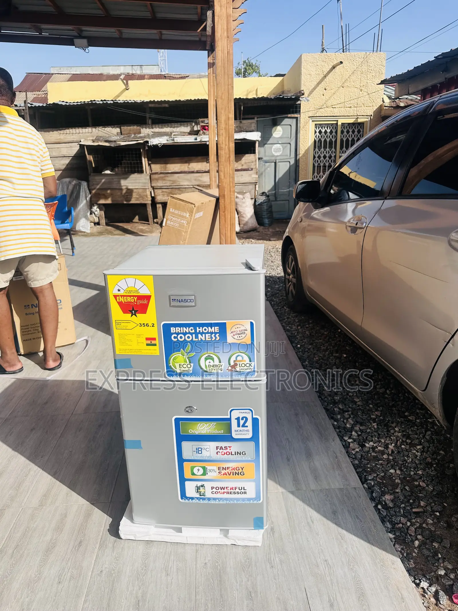 Amazing Deal on Nasco Double Door Fridge Mini Size