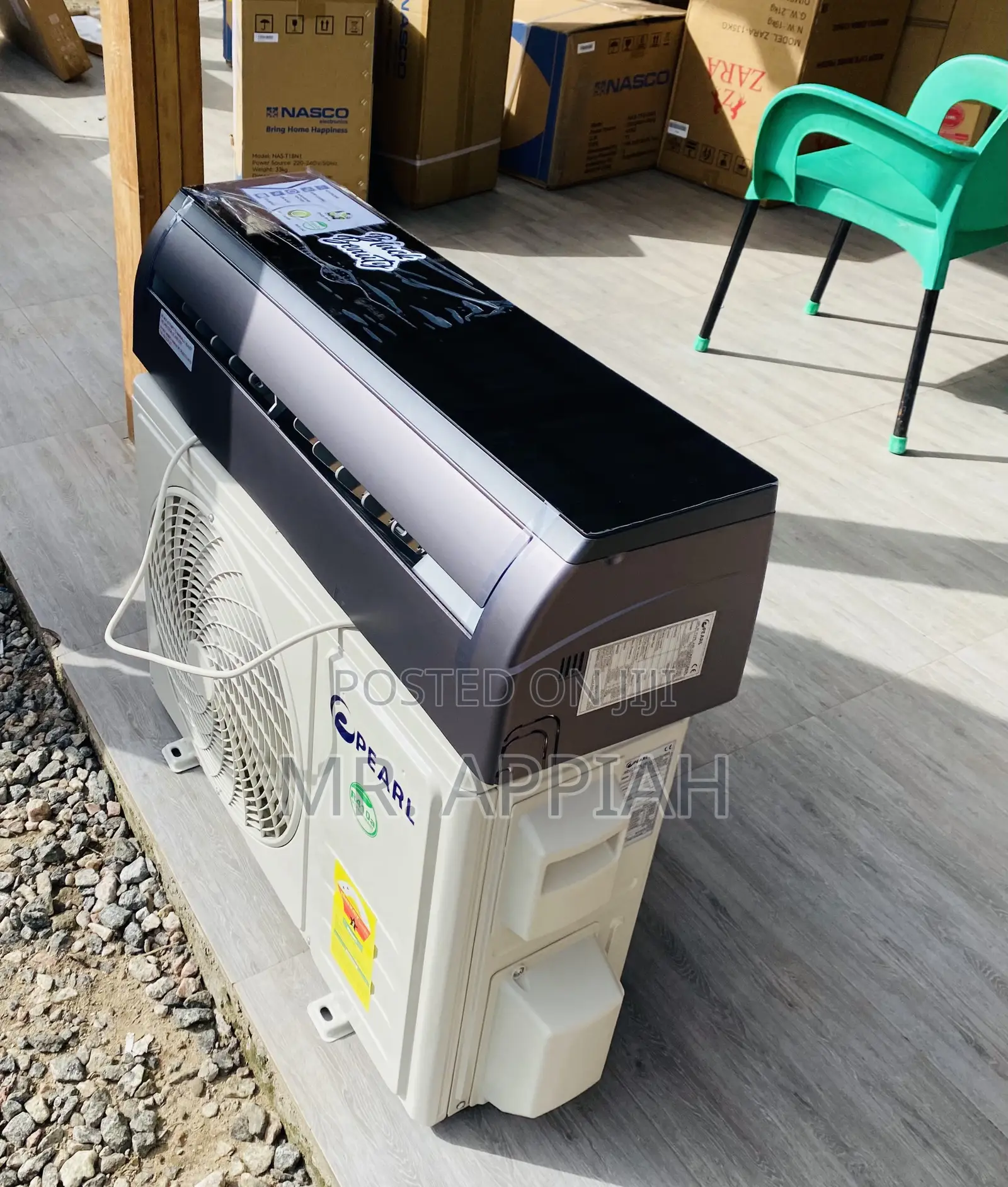 Pearl 1.5hp Split Type Ac + Low Noise Operating(Black).