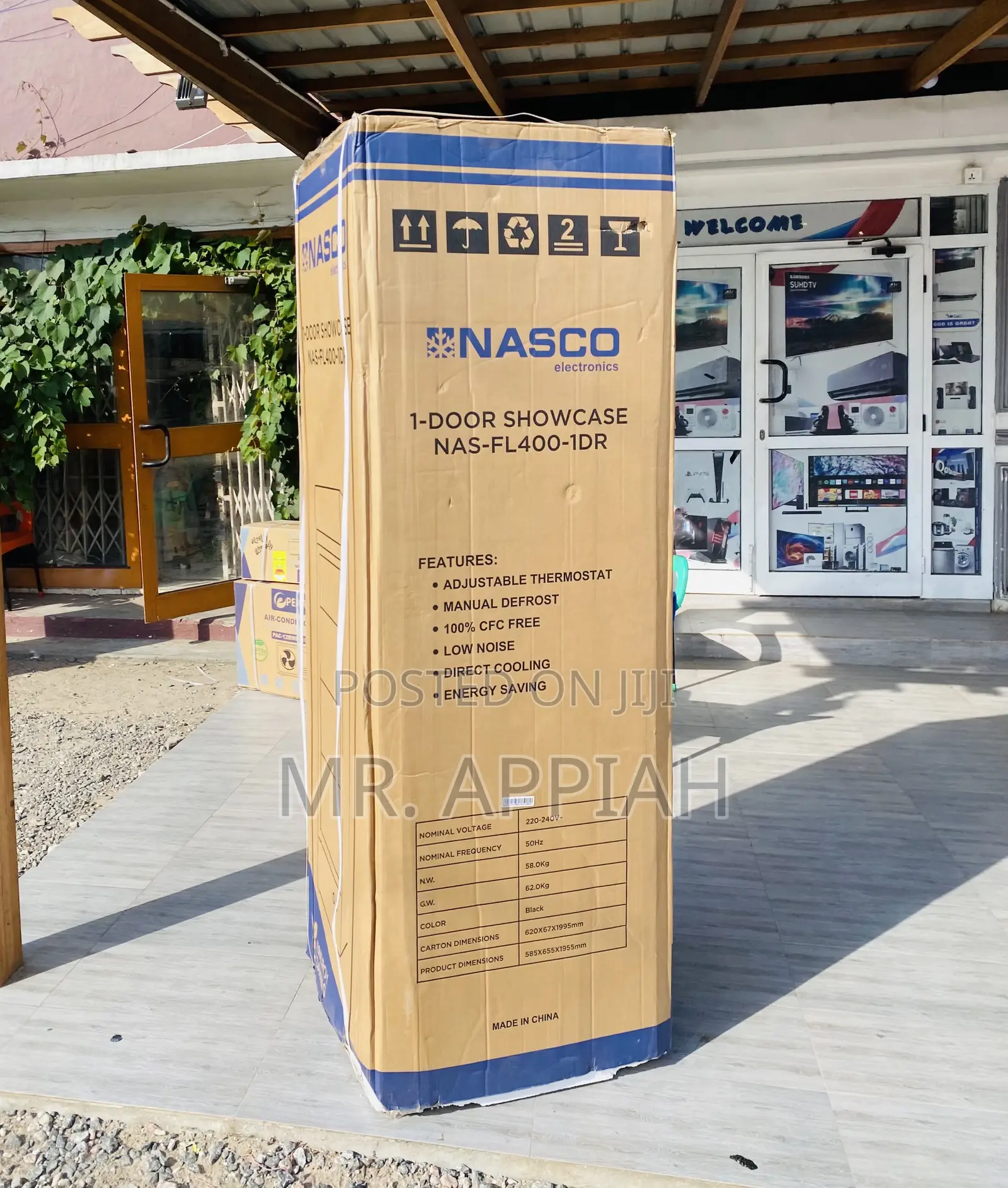 Purchase Quality Nasco Nas-Fl350-1dr 1 Door Display Fridge