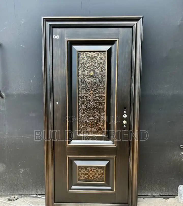 Anti Rust Steel Single Standard Security Door+All Accessory
