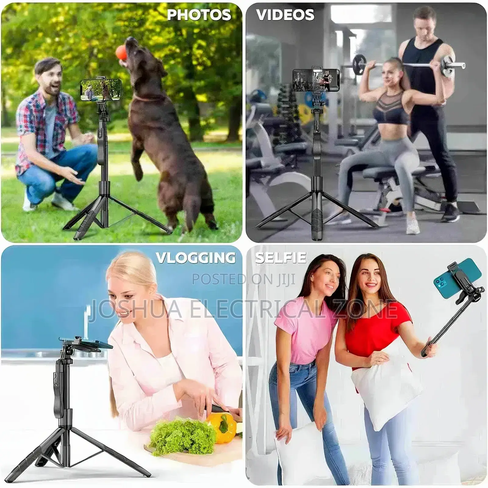 Selfie Stick Tripod 360° Balance Handle. 153cm Long. L16