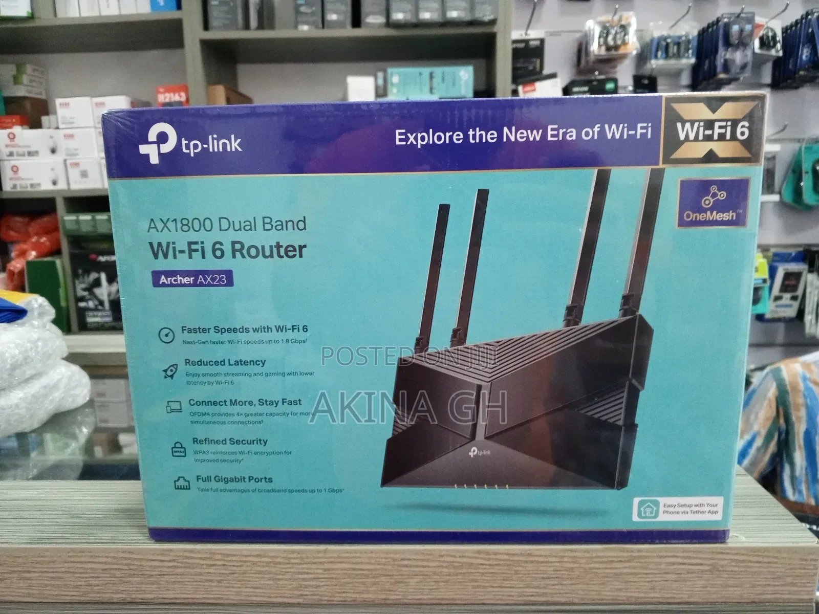 Tp-Link Ax1800 Dual Band Wi-Fi 6 Router Archer Ax23